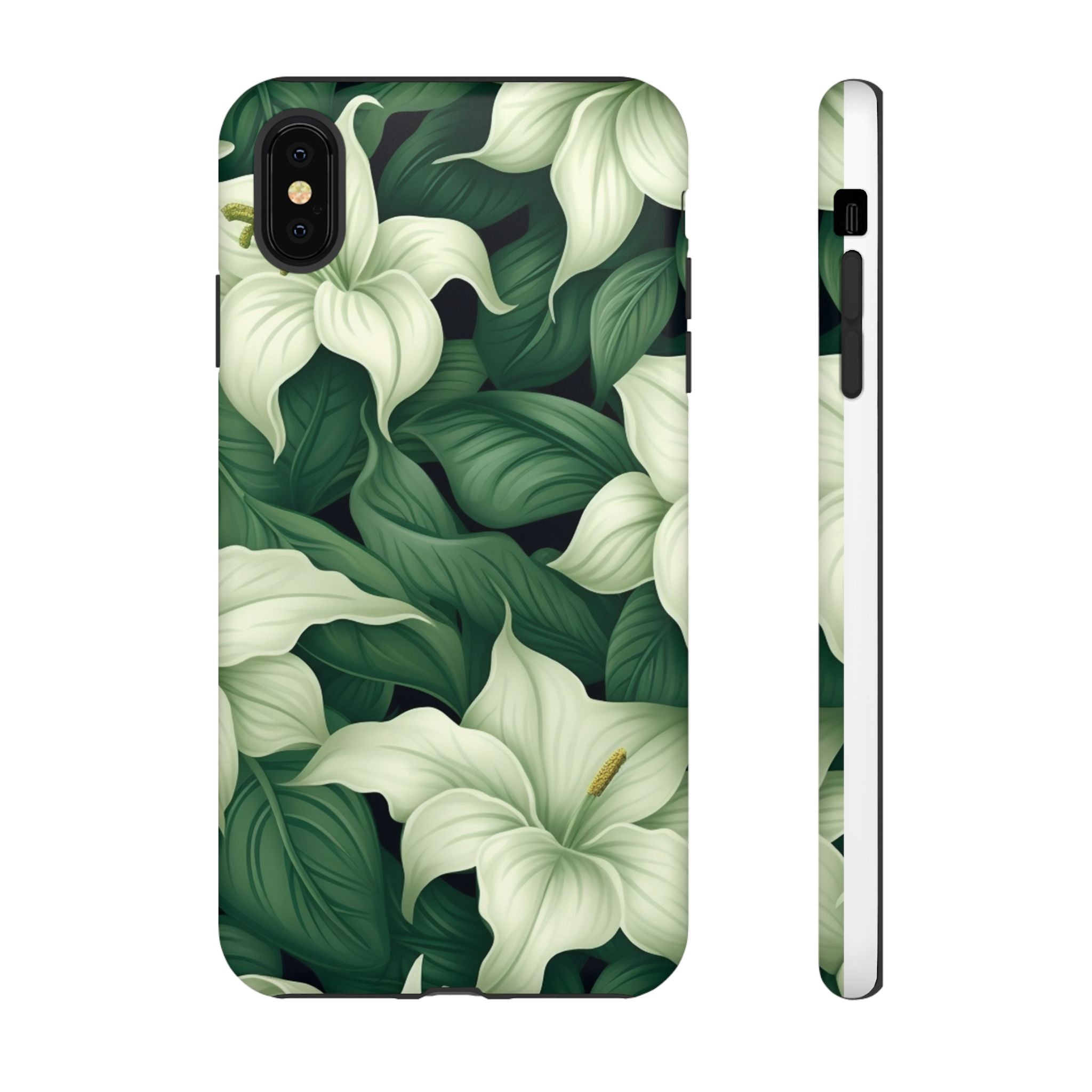 Luxurious Lily iPhone Case - Hexagon Stone