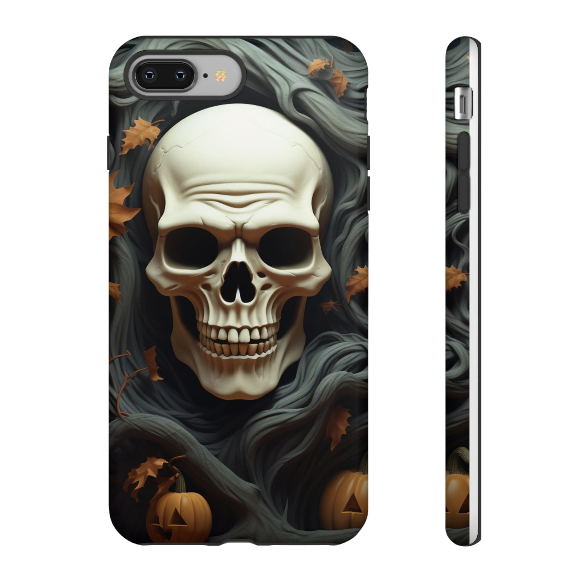 Halloween Skull Hexagon Stone iPhone Case