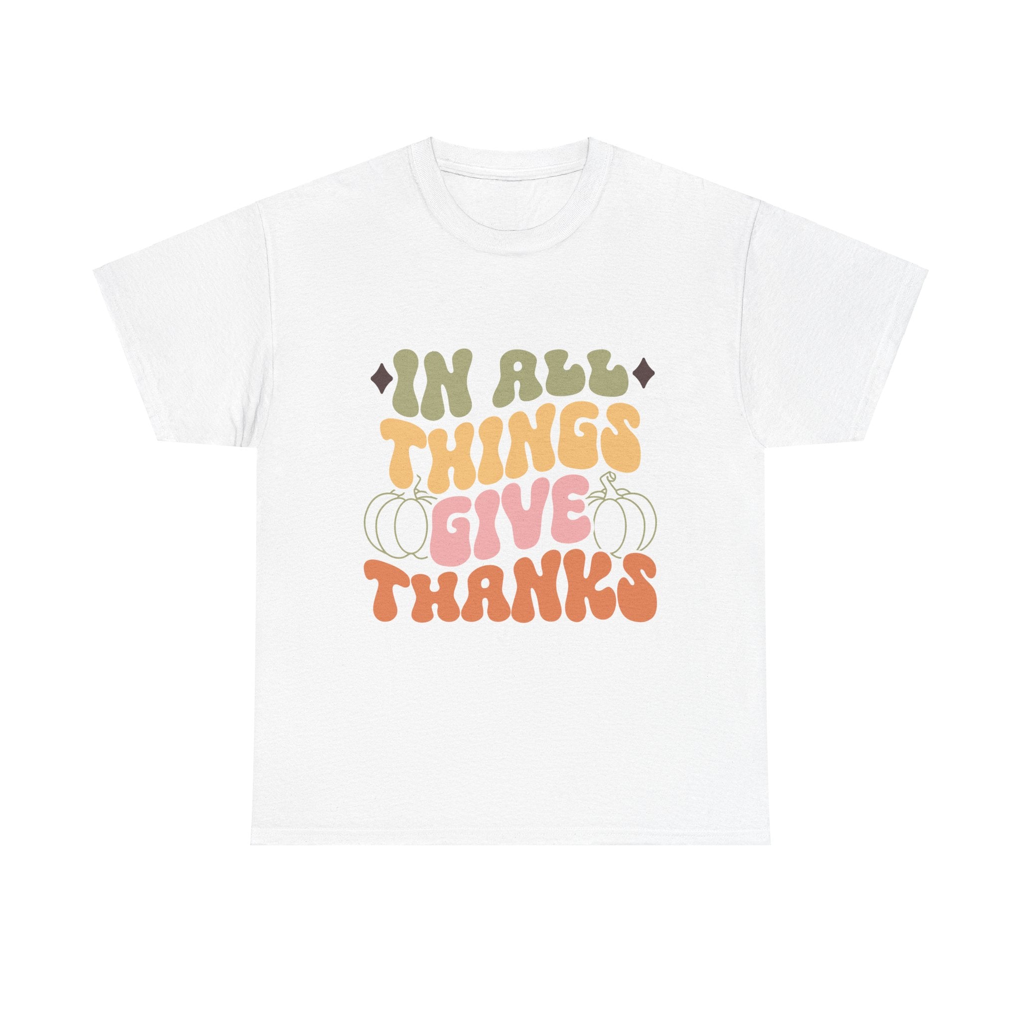 Groovy Thanksgiving: Give Thanks Tee