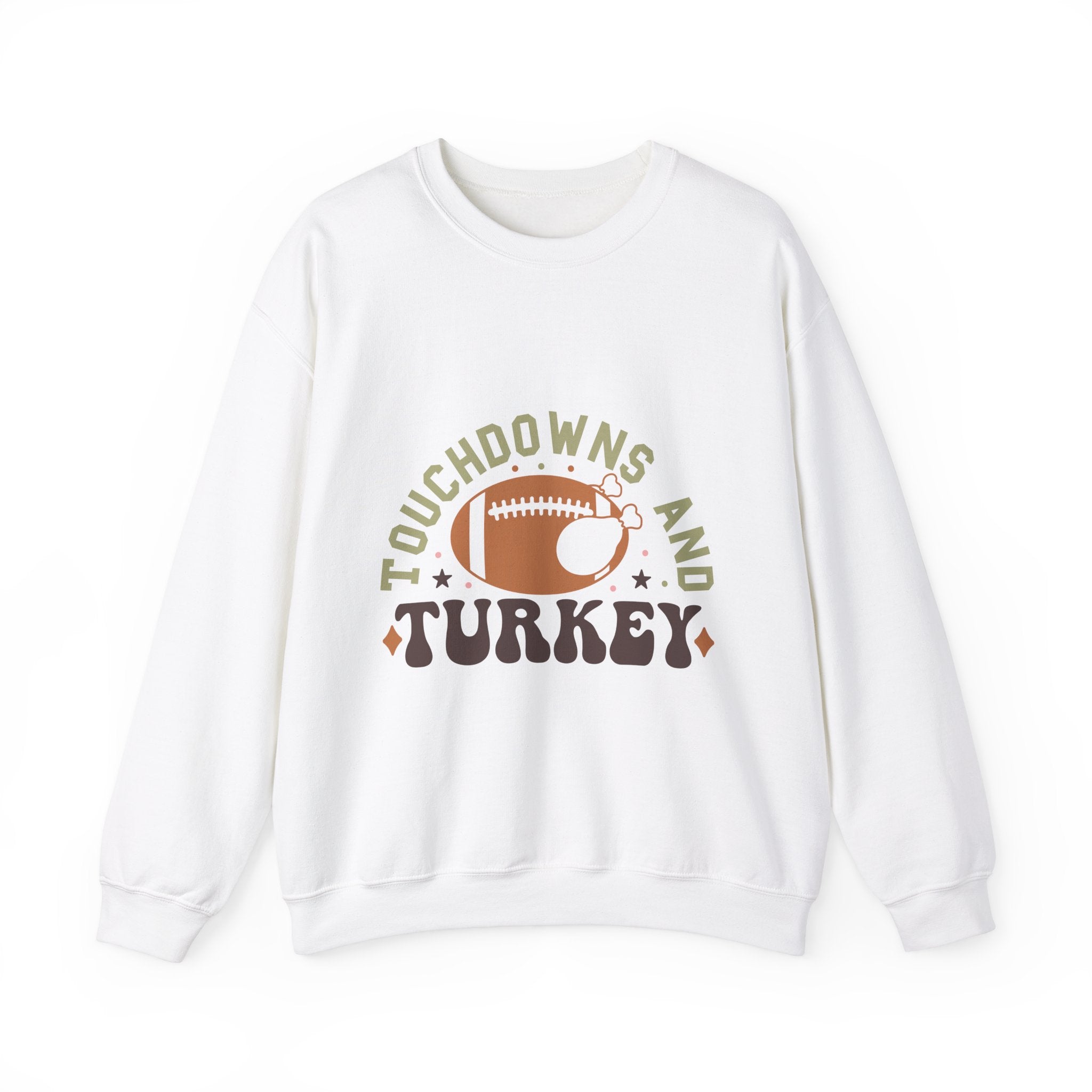 Touchdowns & Turkey Thanksgiving Sweatshirt