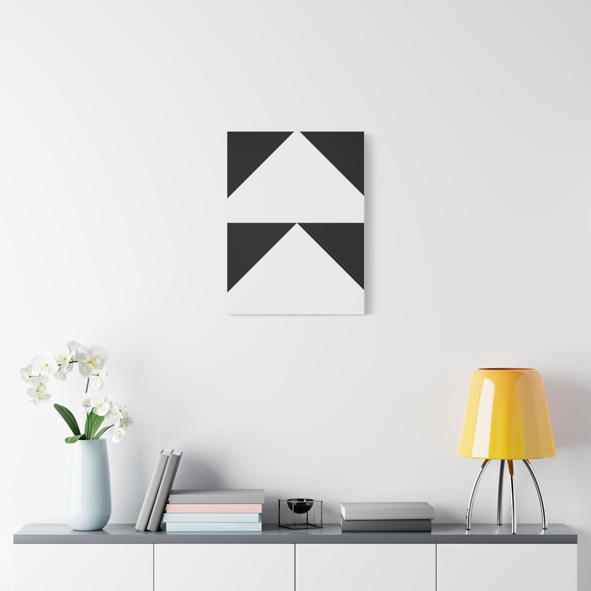 Geometric Triangle Canvas Wall Art