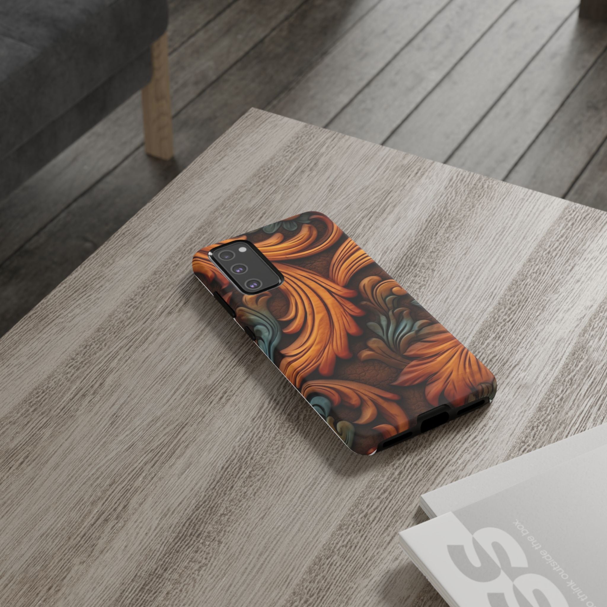 Baroque Copper Samsung Case - Luxury Design