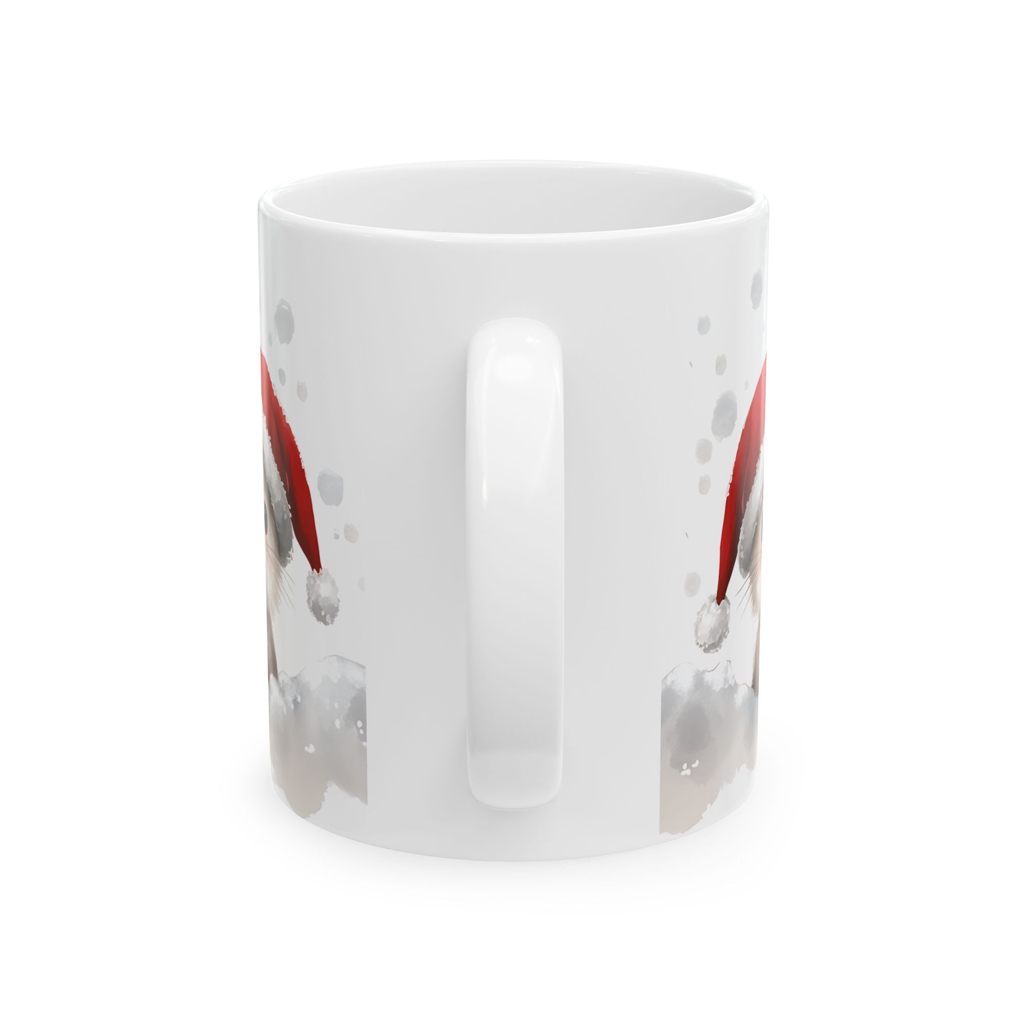 Cute Ferret Santa Mug - Holiday Gift