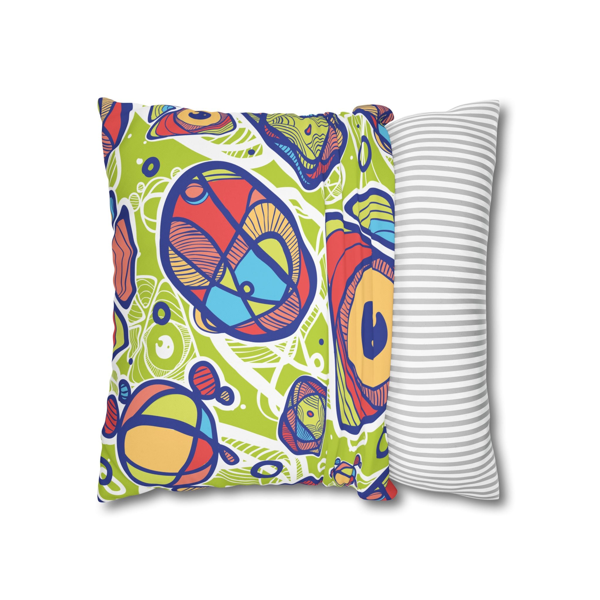 Psychedelic Geo Pillowcase - Vivid Dreams