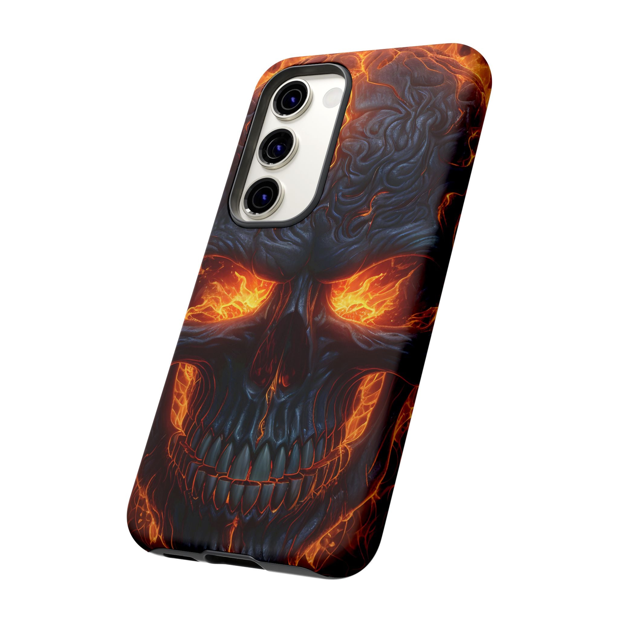 Fiery Skull Samsung Case