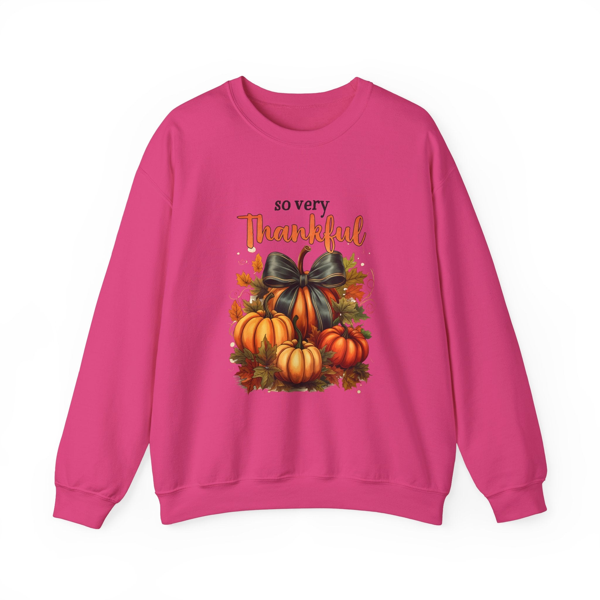 So Very Thankful Pumpkin Thanksgiving Sweatshirt