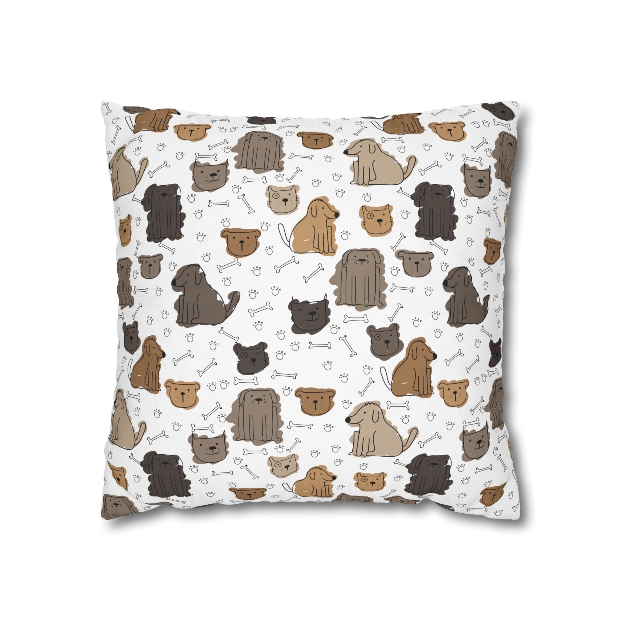 Cute Dog & Cat Pillowcase for Kids