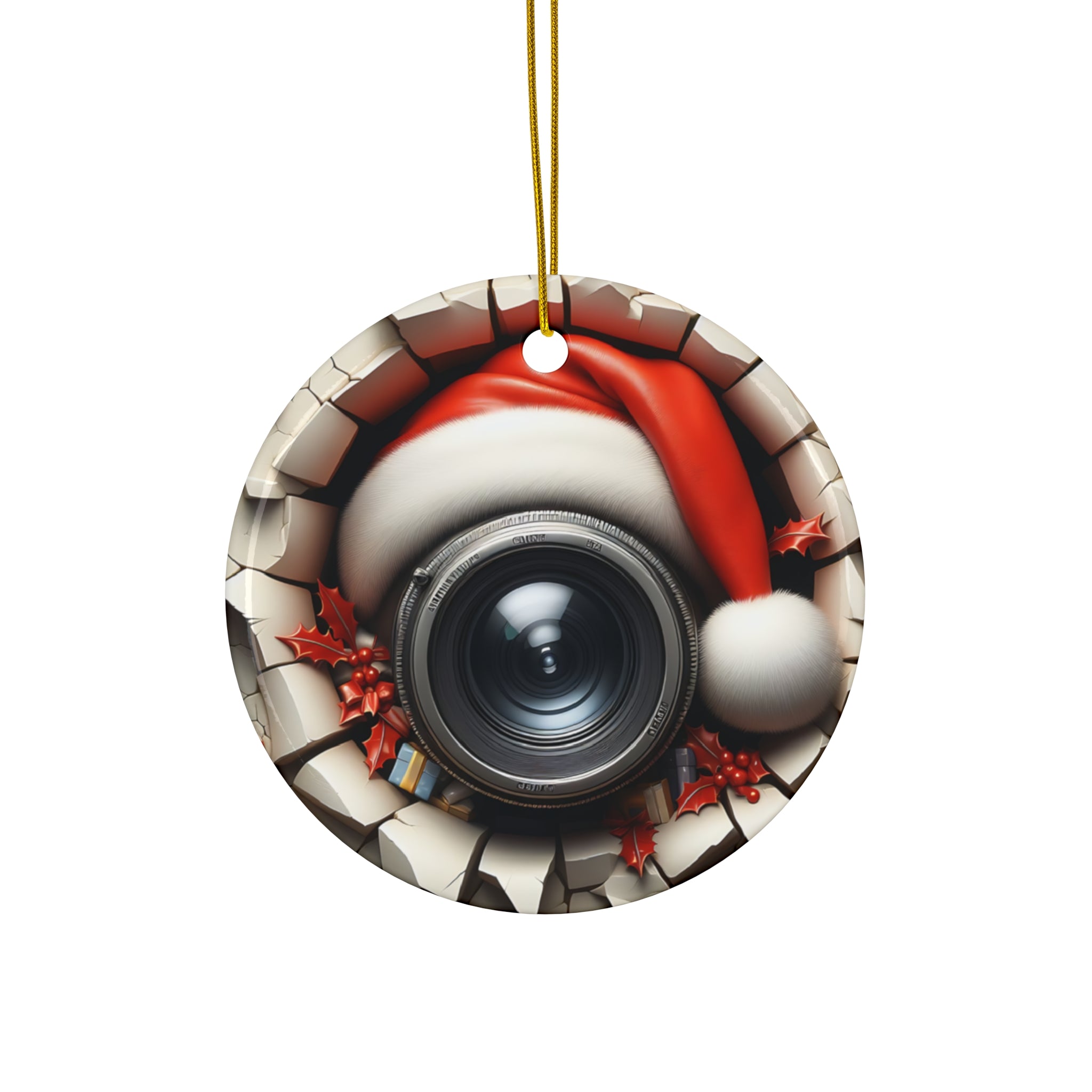 Santa's Lens: Christmas Camera Ornament