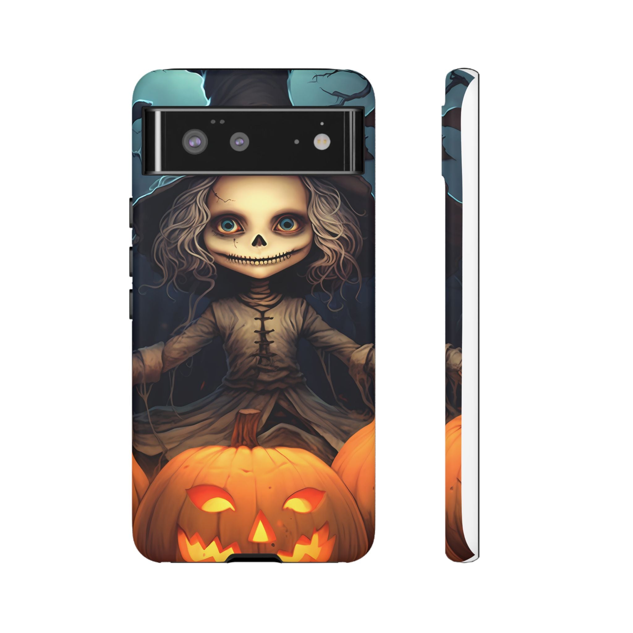 Spooky Skull Girl Halloween Google Google Pixel Case (All Models)