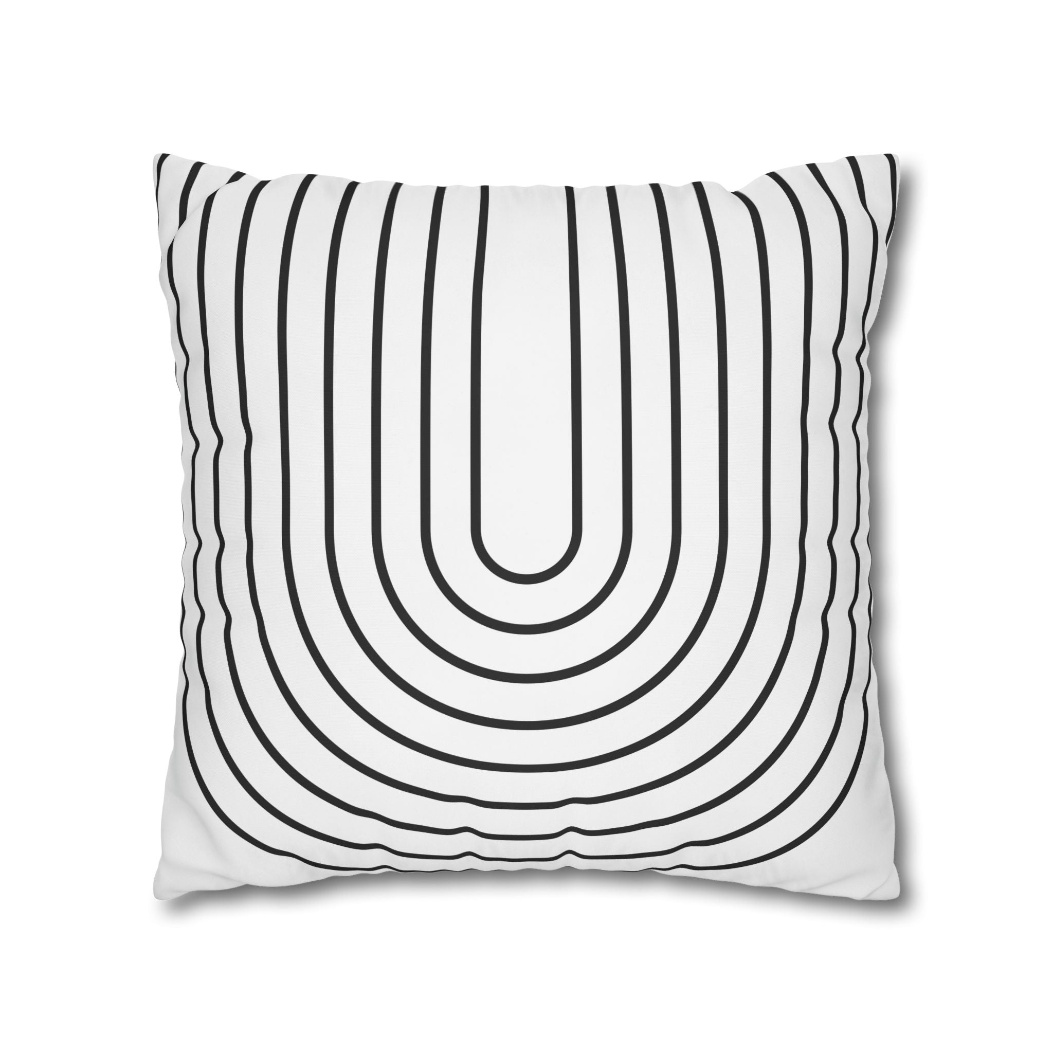 Abstract U-Shape Pillowcase - Minimalist Design