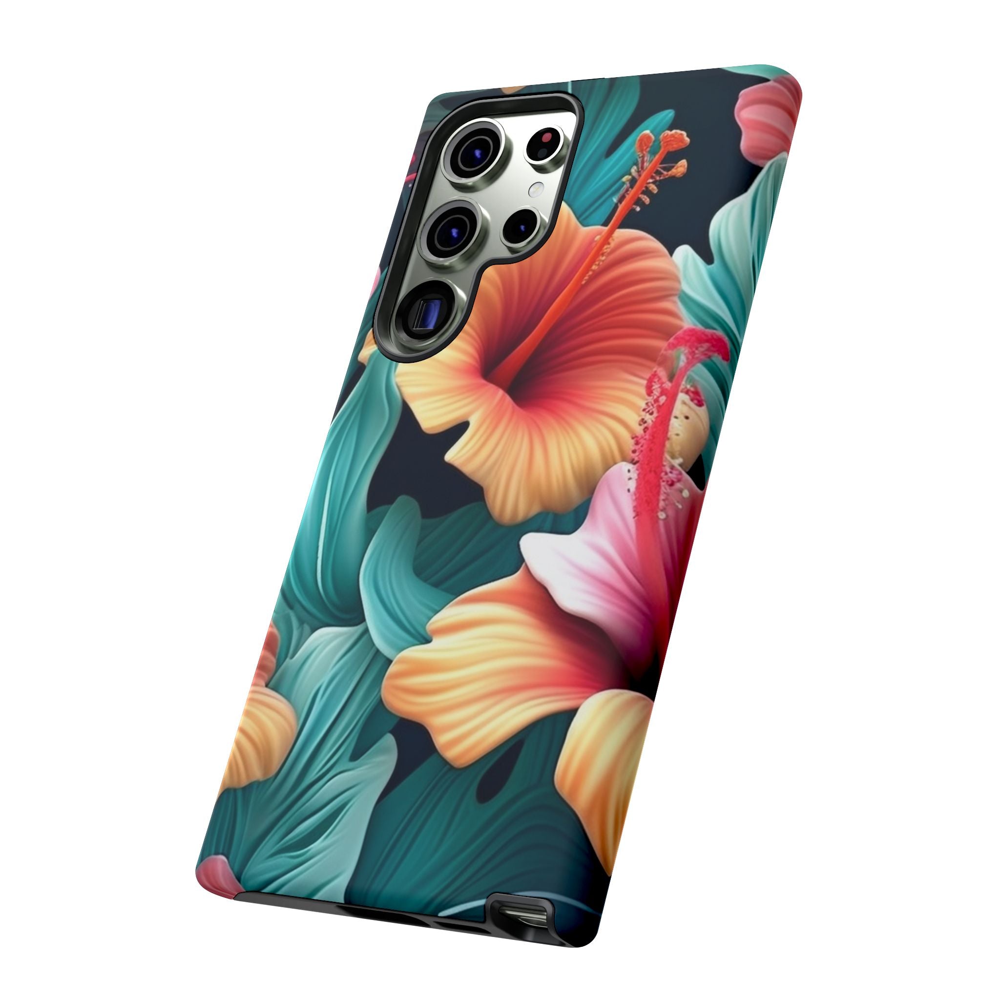 Vibrant Hibiscus Samsung Phone Case