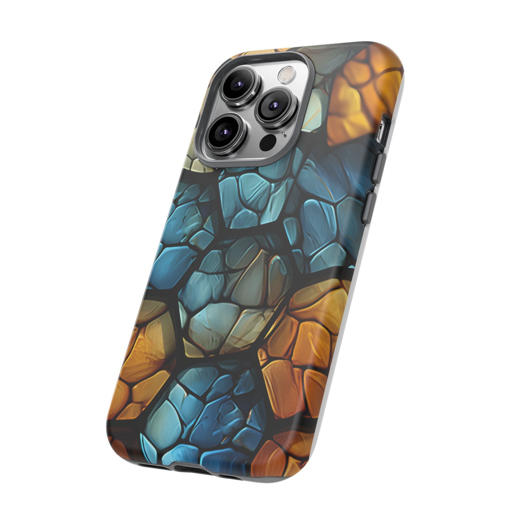 Abstract Stone Mosaic iPhone Case