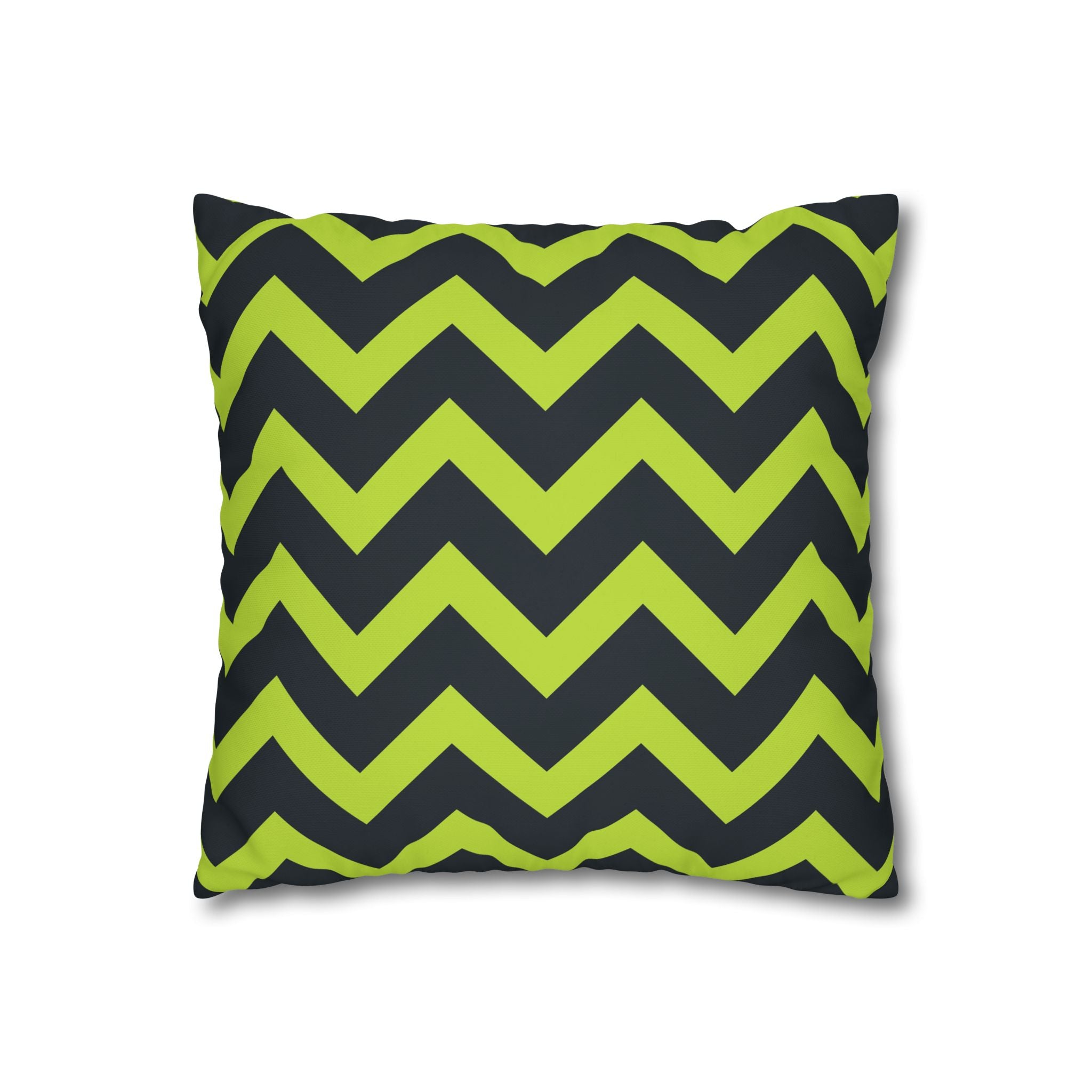 Teal & Lime Zigzag Chevron Pillowcase