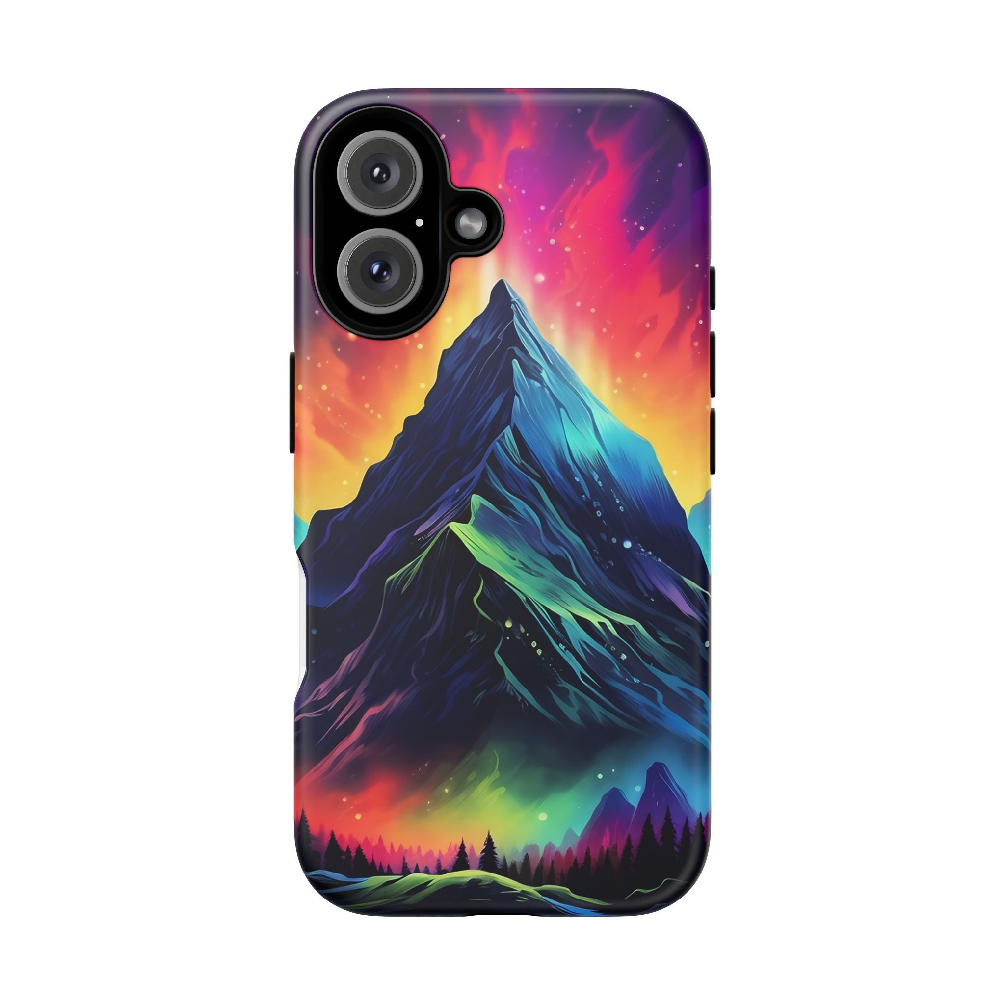 Cosmic Mountain iPhone Case - Hexagon Stone