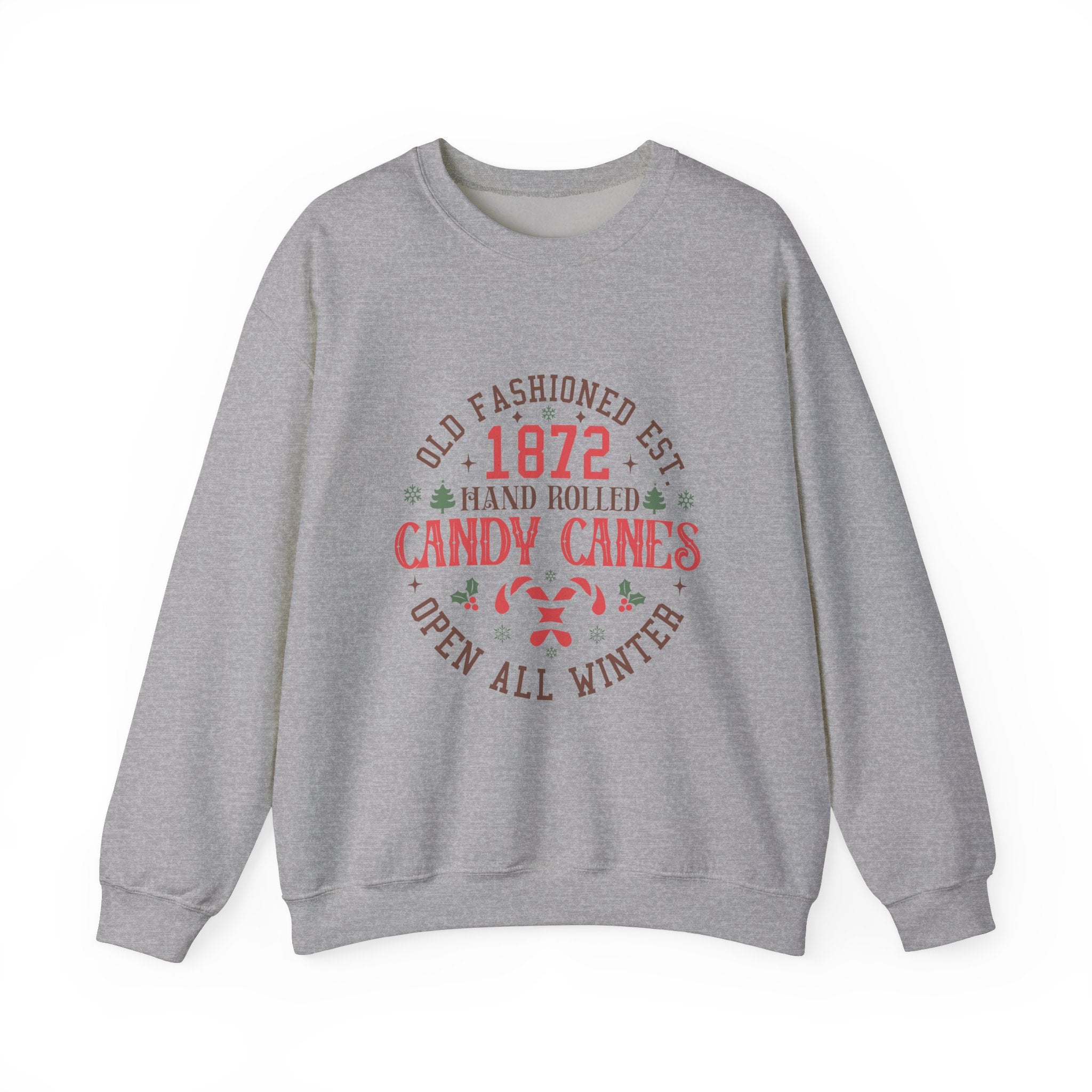 Old Fashioned Candy Canes Christmas Sweatshirt