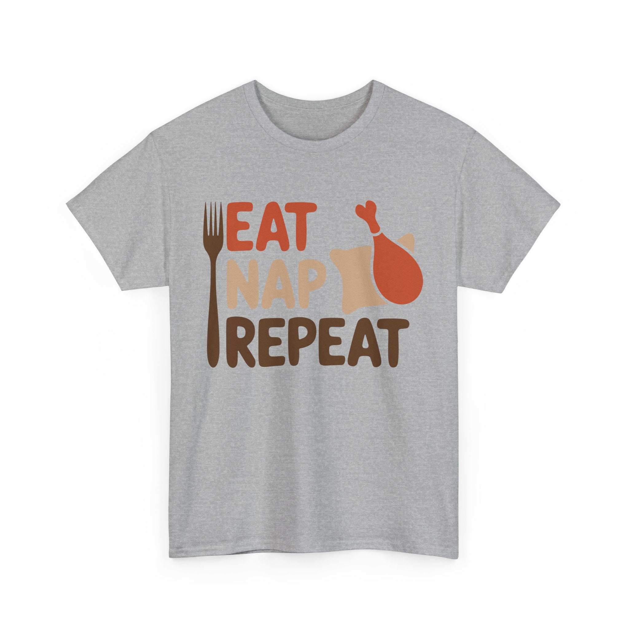 Eat Nap Repeat Thanksgiving T-Shirt