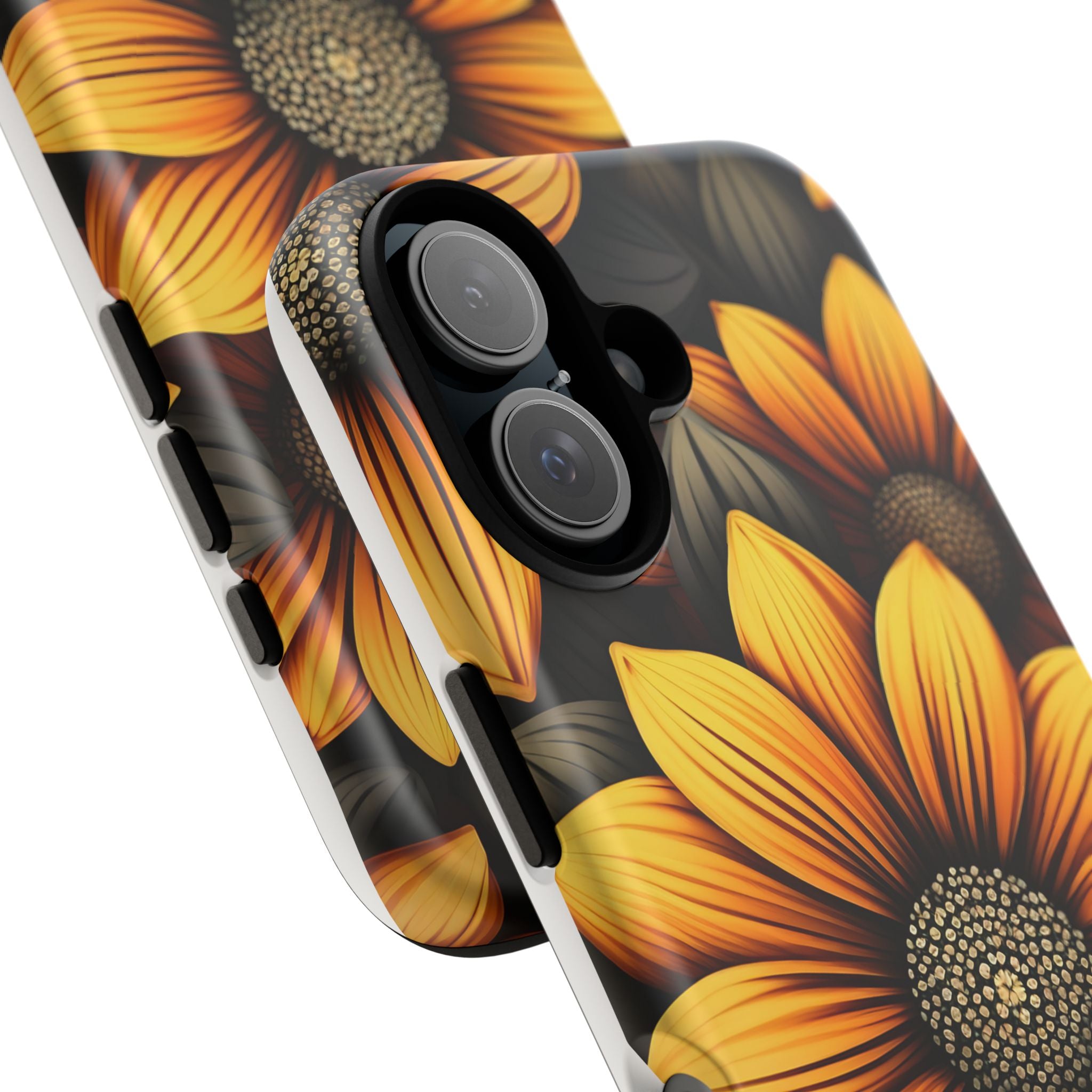 Sunburst Hexagon iPhone Case - Rugged Texture