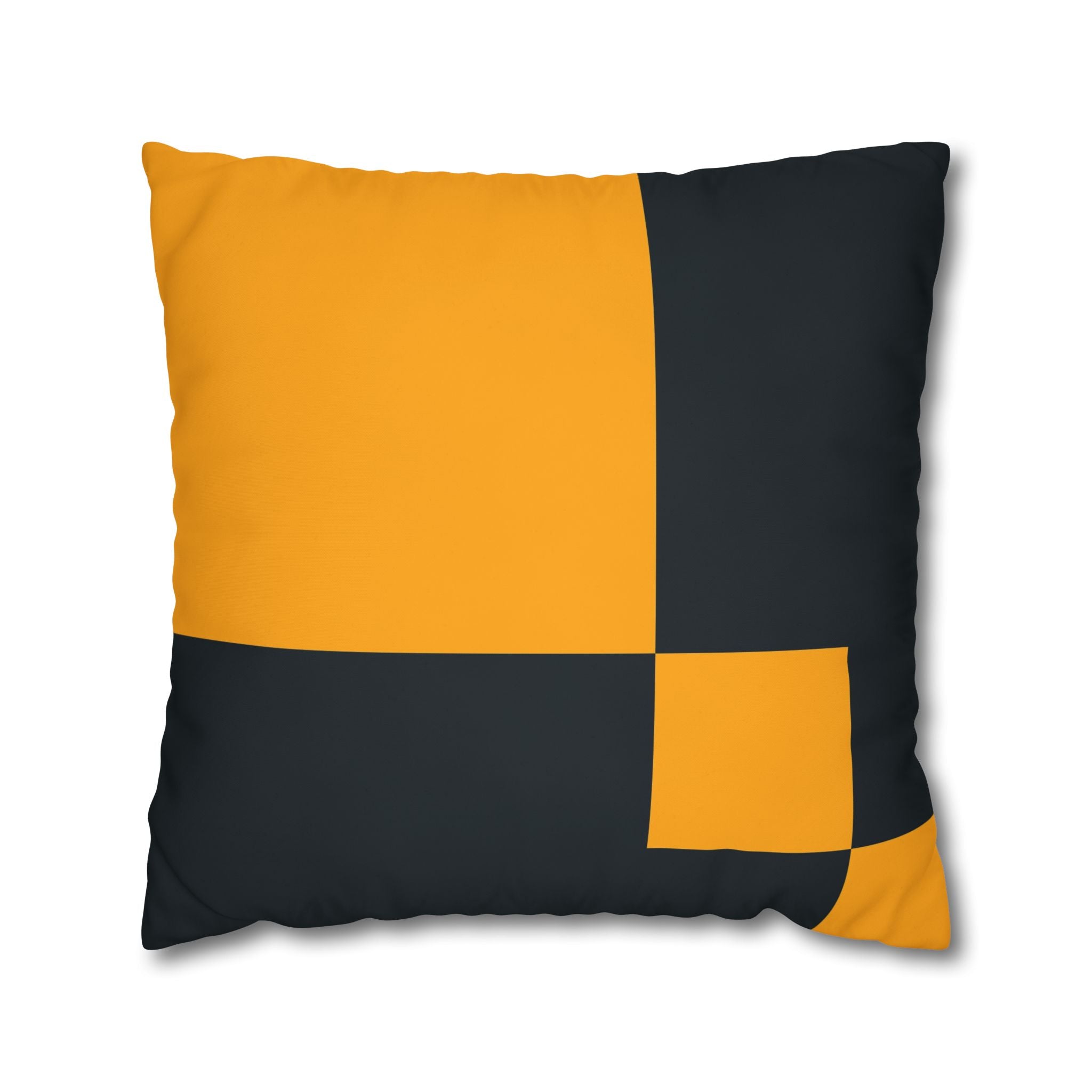 Navy & Gold Abstract Art Pillowcase