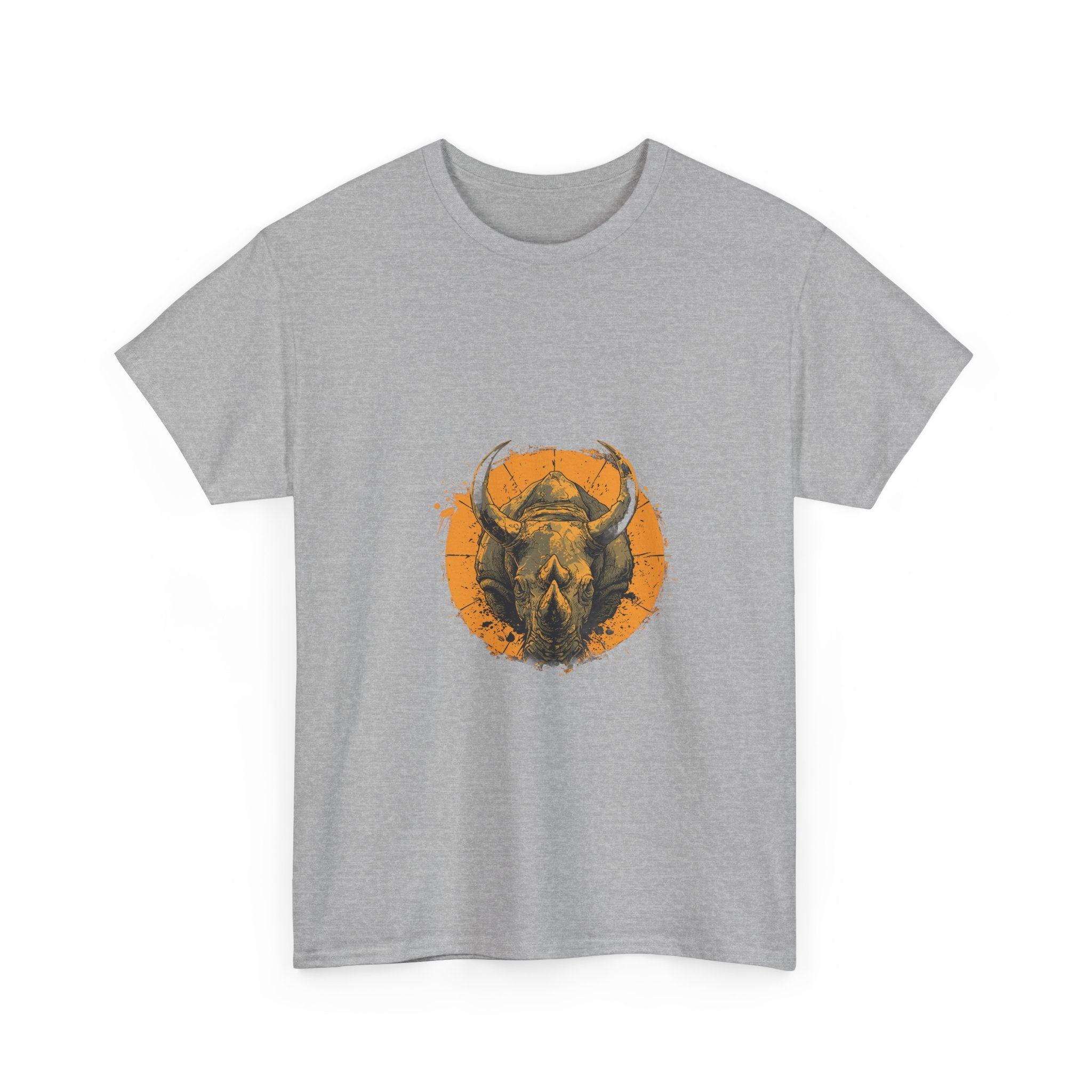 Rhino Head Grunge T-Shirt