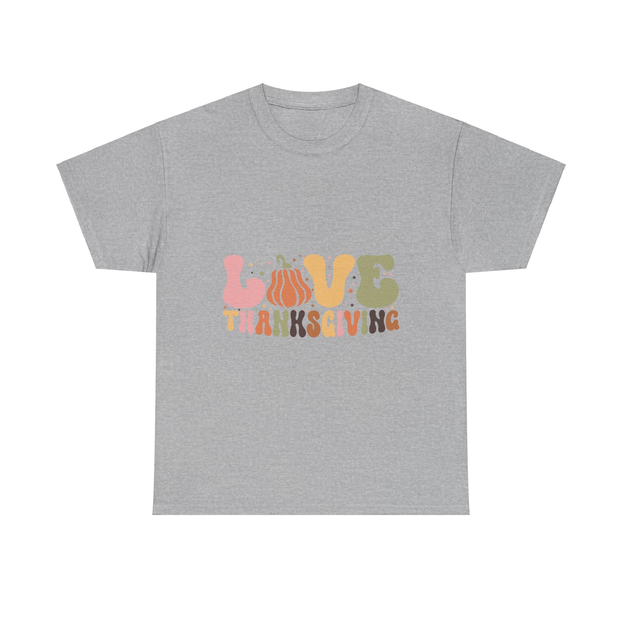 Retro Pastel Love Thanksgiving T-Shirt