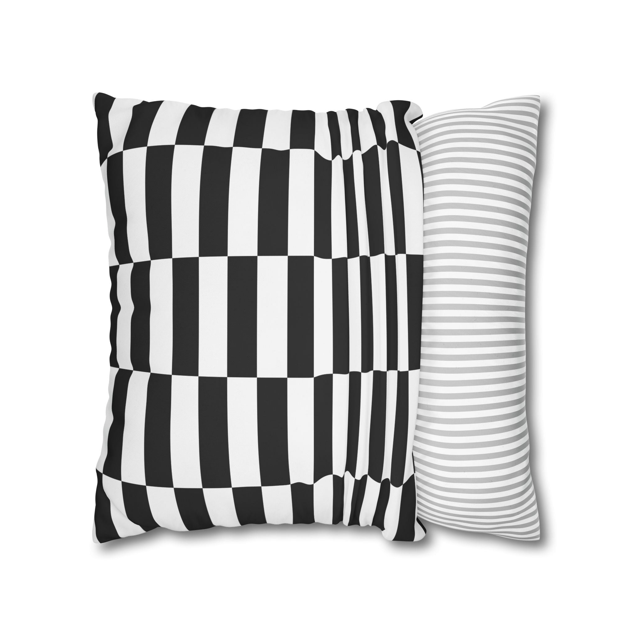 Monochrome Stripe Pillowcase - Modern Design