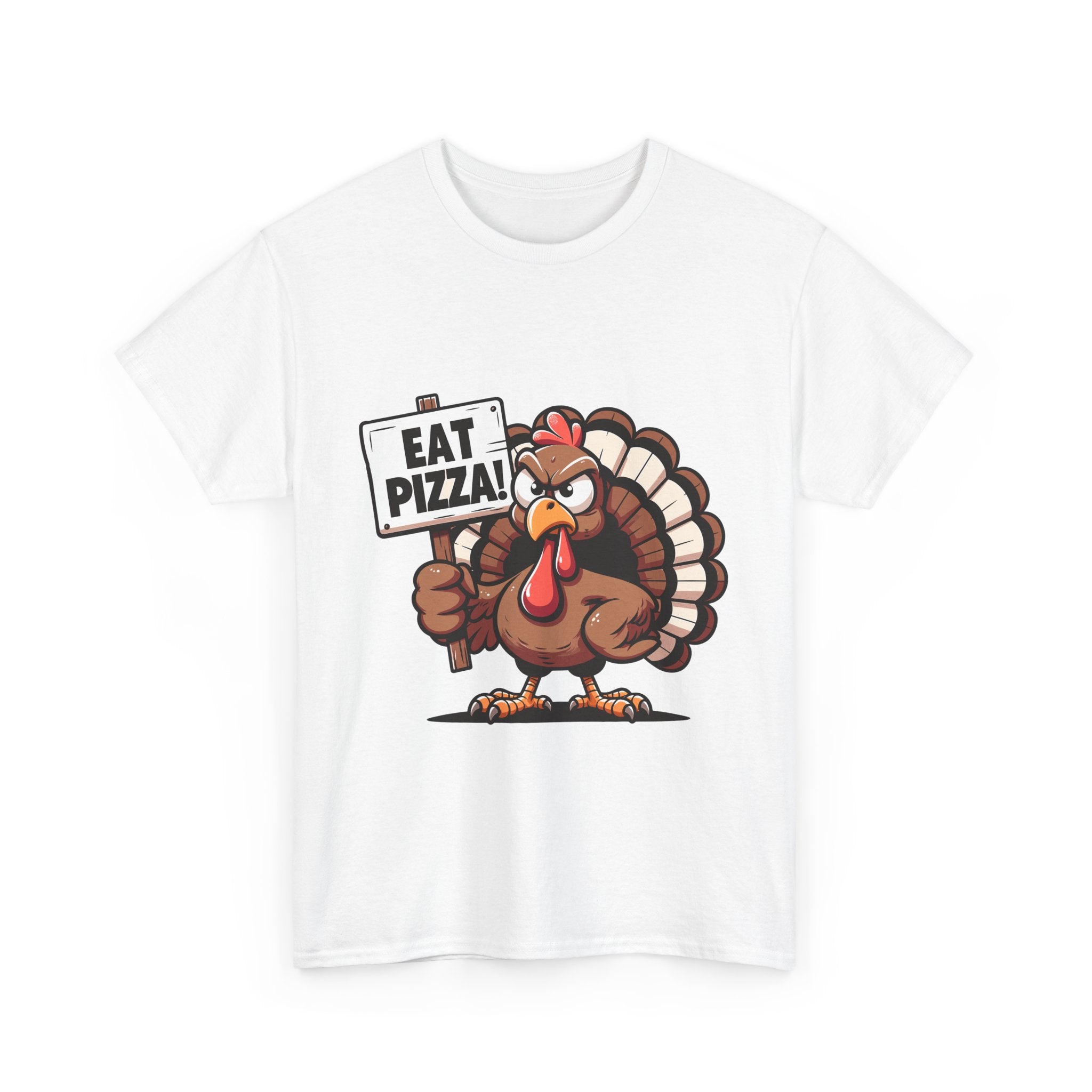 Angry Turkey Pizza Thanksgiving T-Shirt