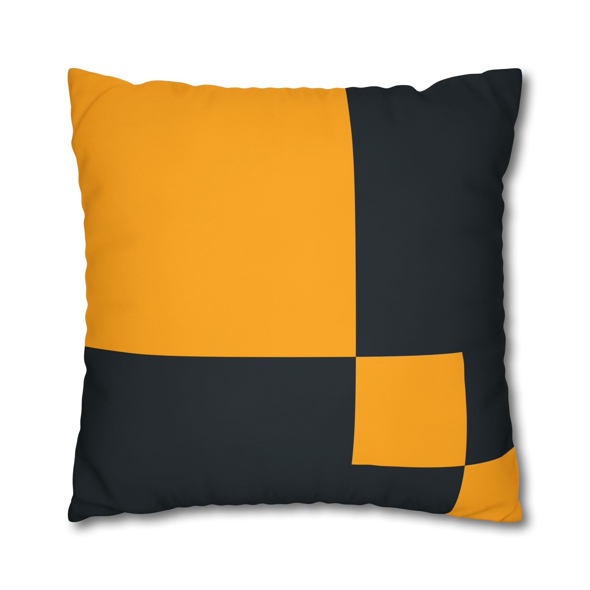 Navy & Gold Abstract Art Pillowcase