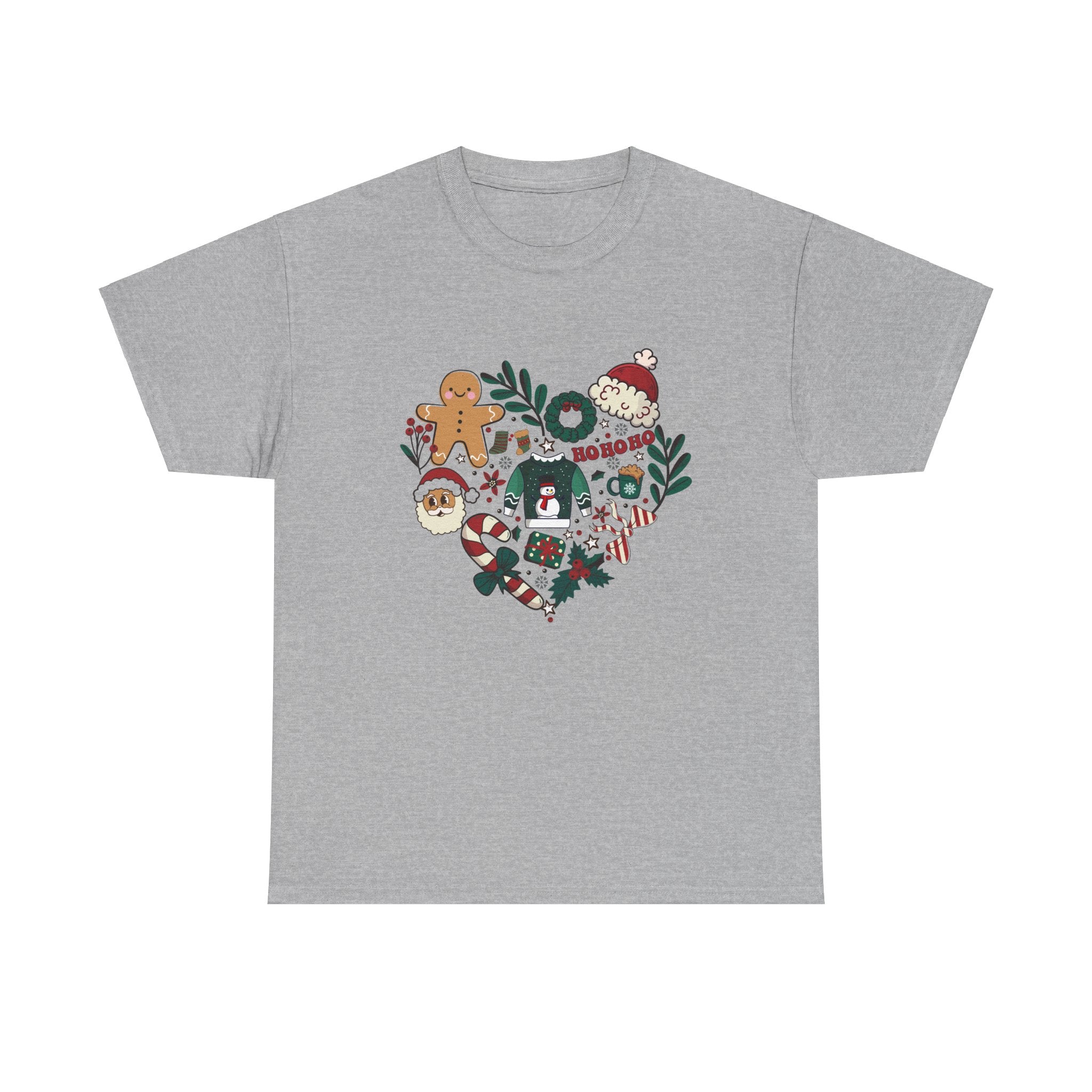 Christmas Heart T-Shirt - Ho Ho Ho!