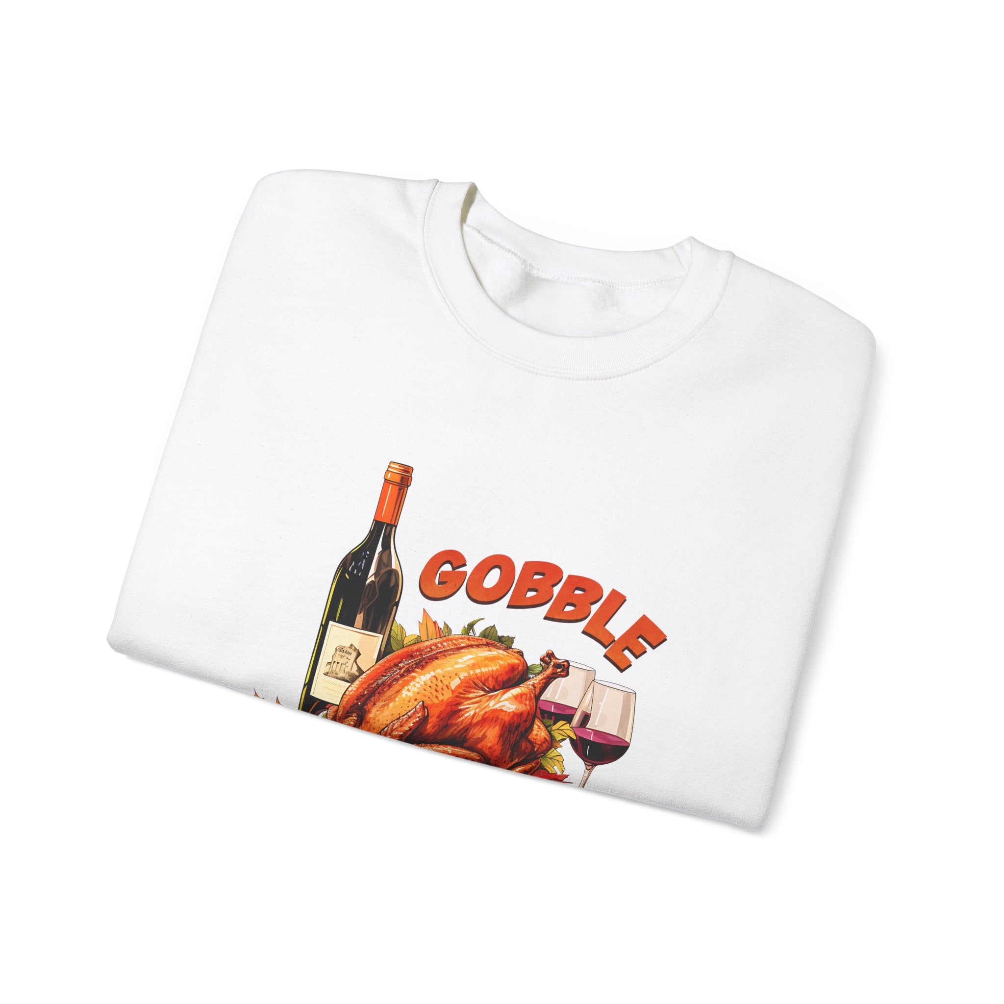 Gobble 'Til You Wobble Thanksgiving Sweatshirt