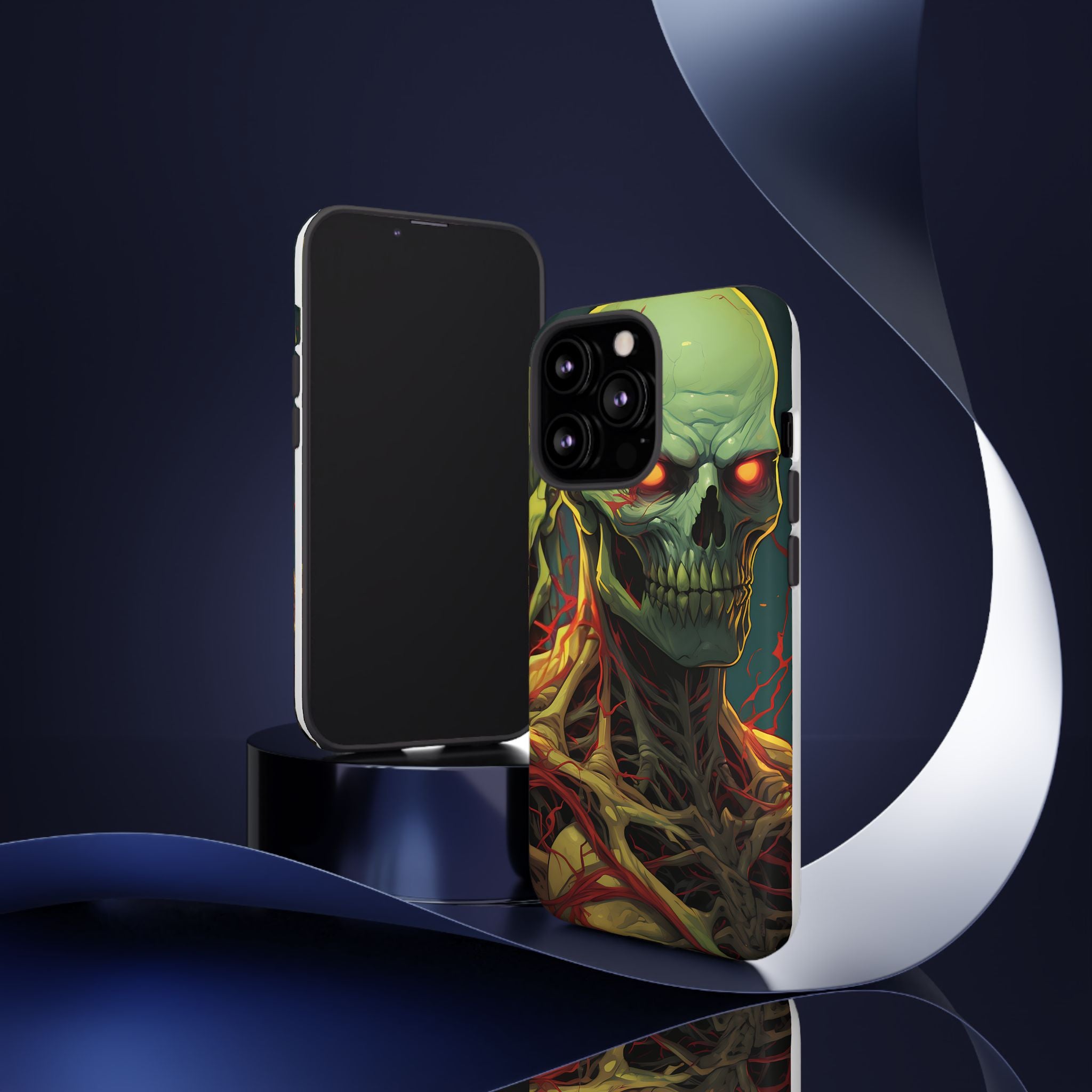 Glowing Skull Hexagon iPhone Case