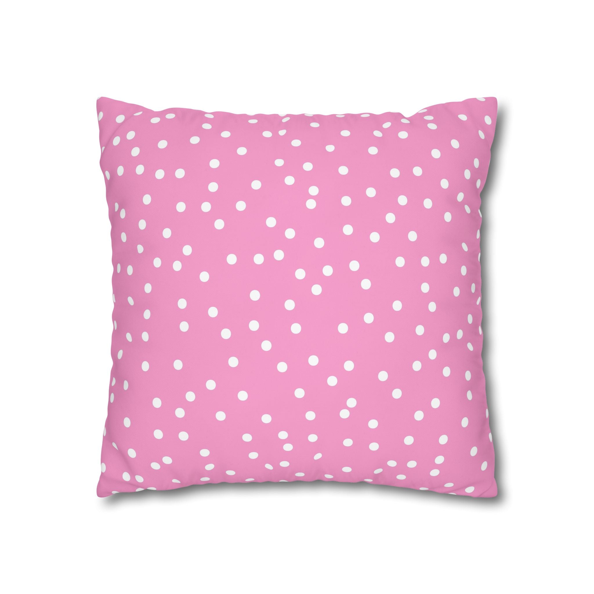 Pink Polka Dot Pillowcase - Sweet Dreams