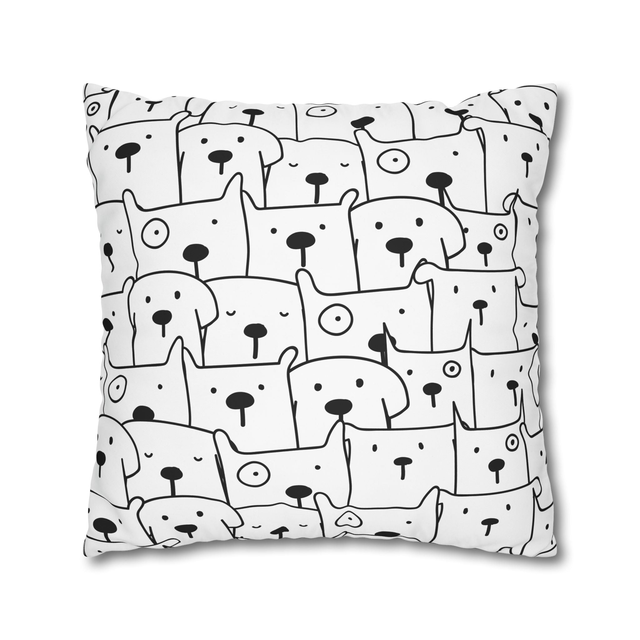 Cute Cartoon Dog Pillowcase - Puppy Party