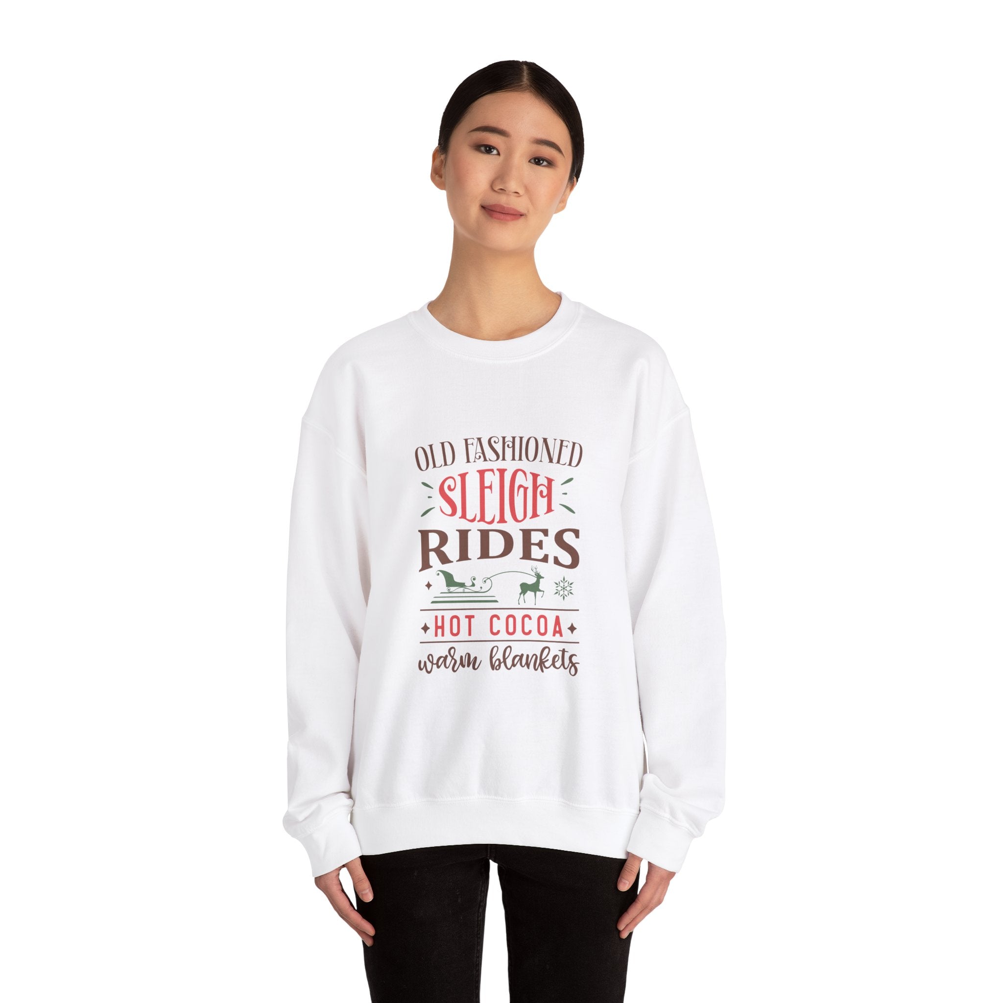 Old Fashioned Sleigh Rides Christmas Sweatshirt