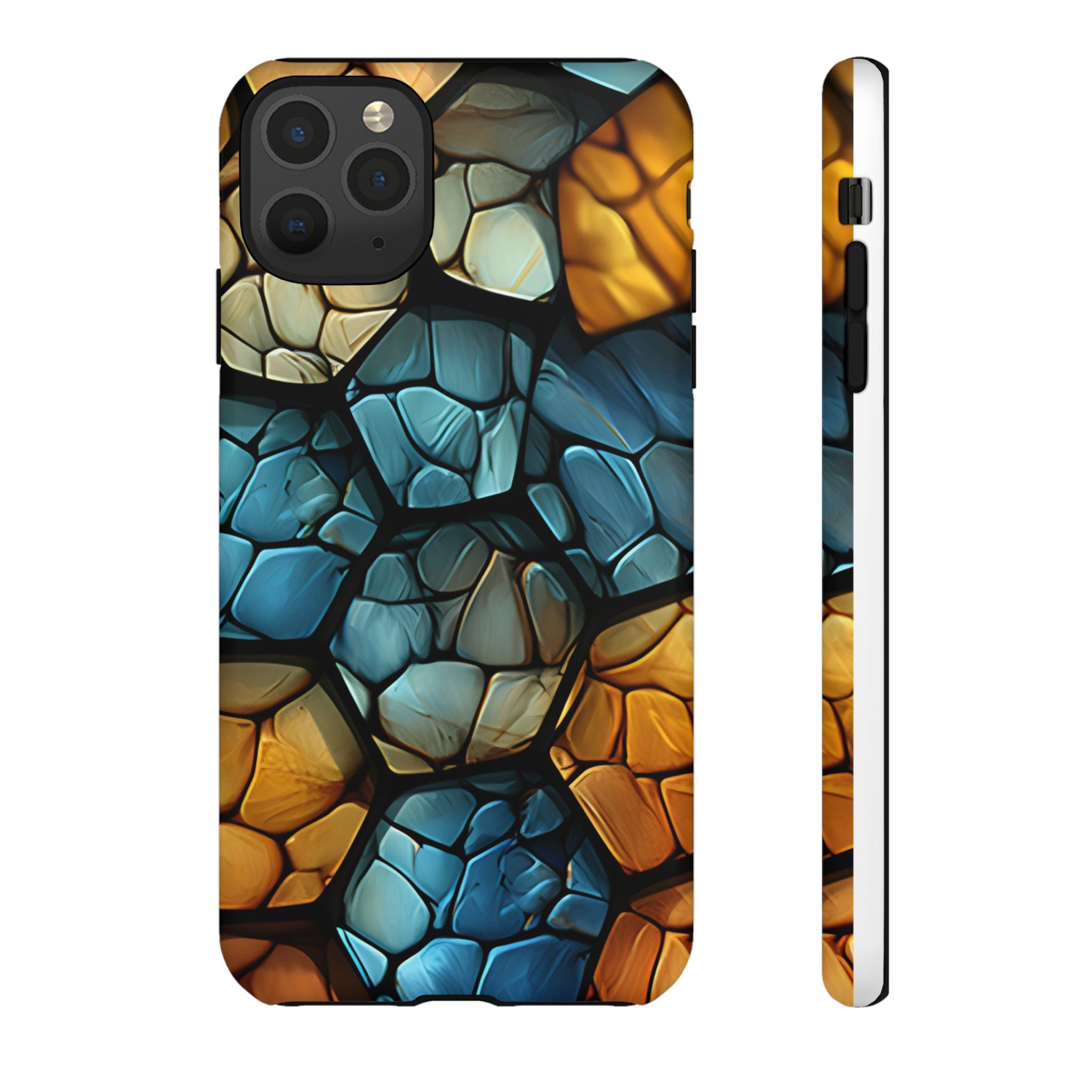 Abstract Stone Mosaic iPhone Case