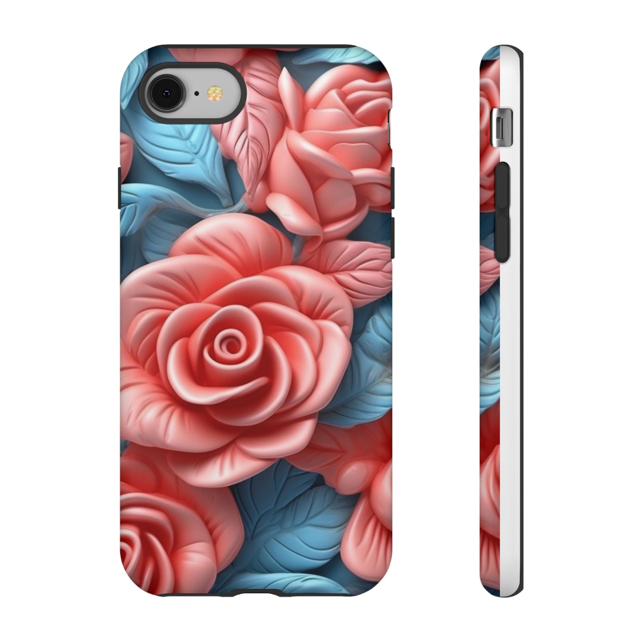 Stylized Floral iPhone Case - Hexagon Stone