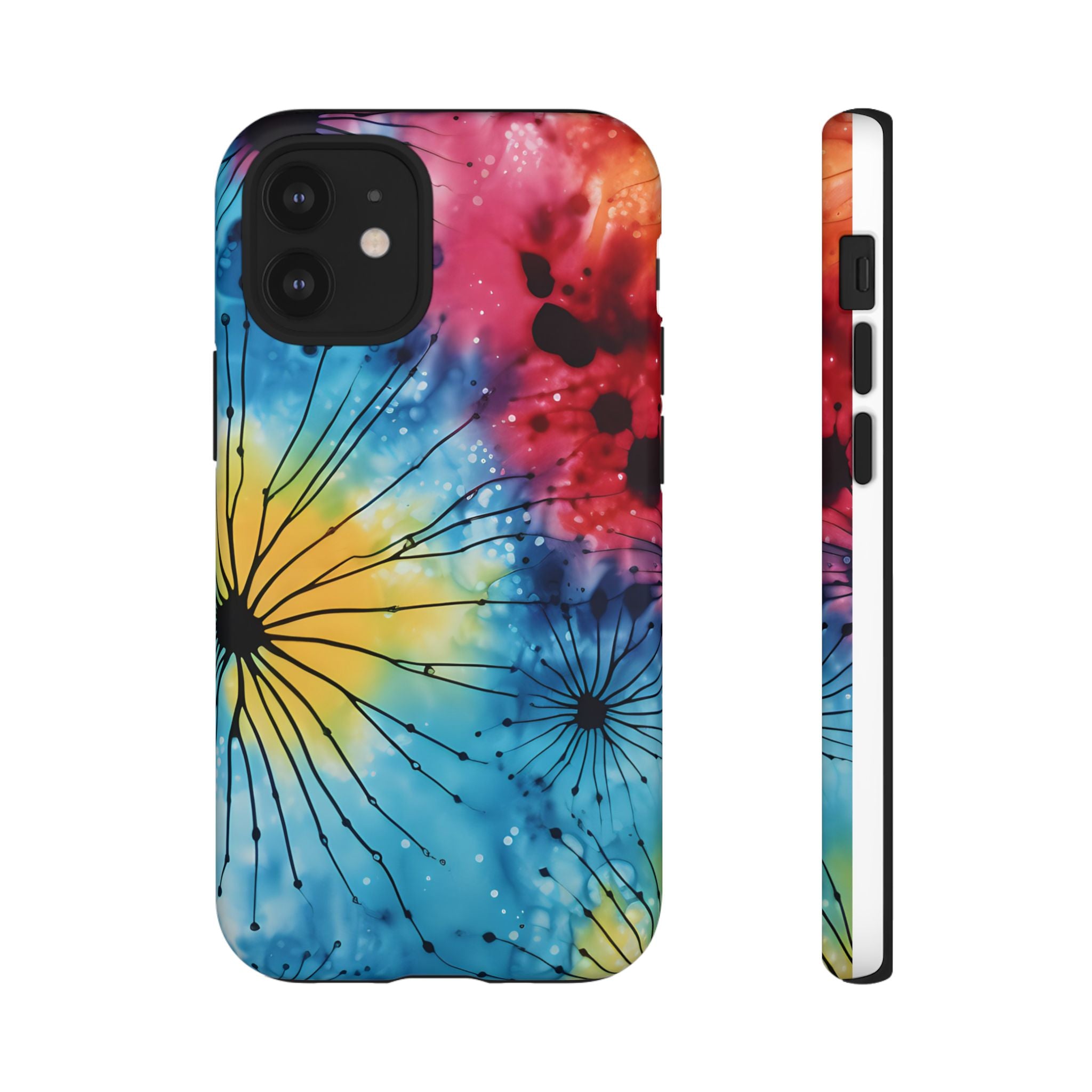 Cosmic Bloom Hexagon Stone iPhone Case