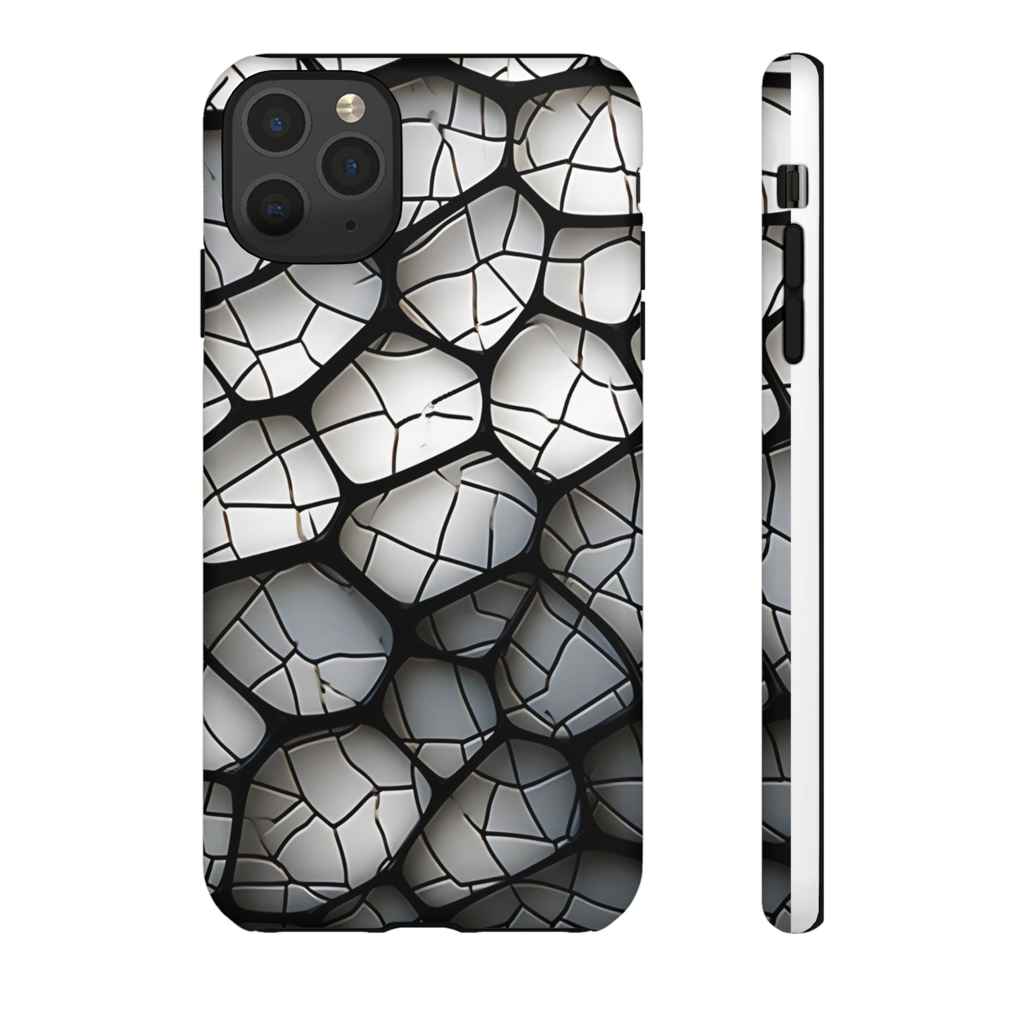 Abstract Mosaic iPhone Case - Textured & Chic