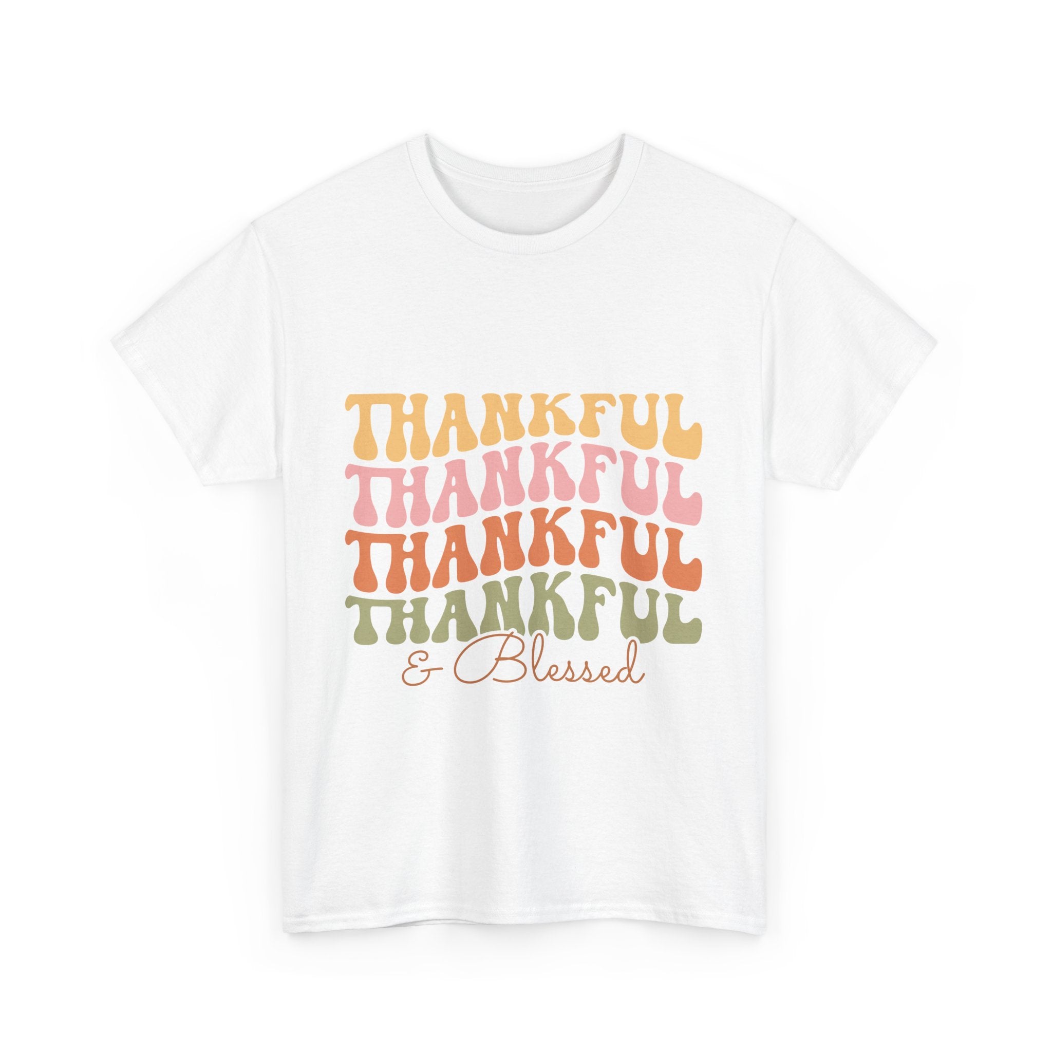 Thankful & Blessed Thanksgiving Tee