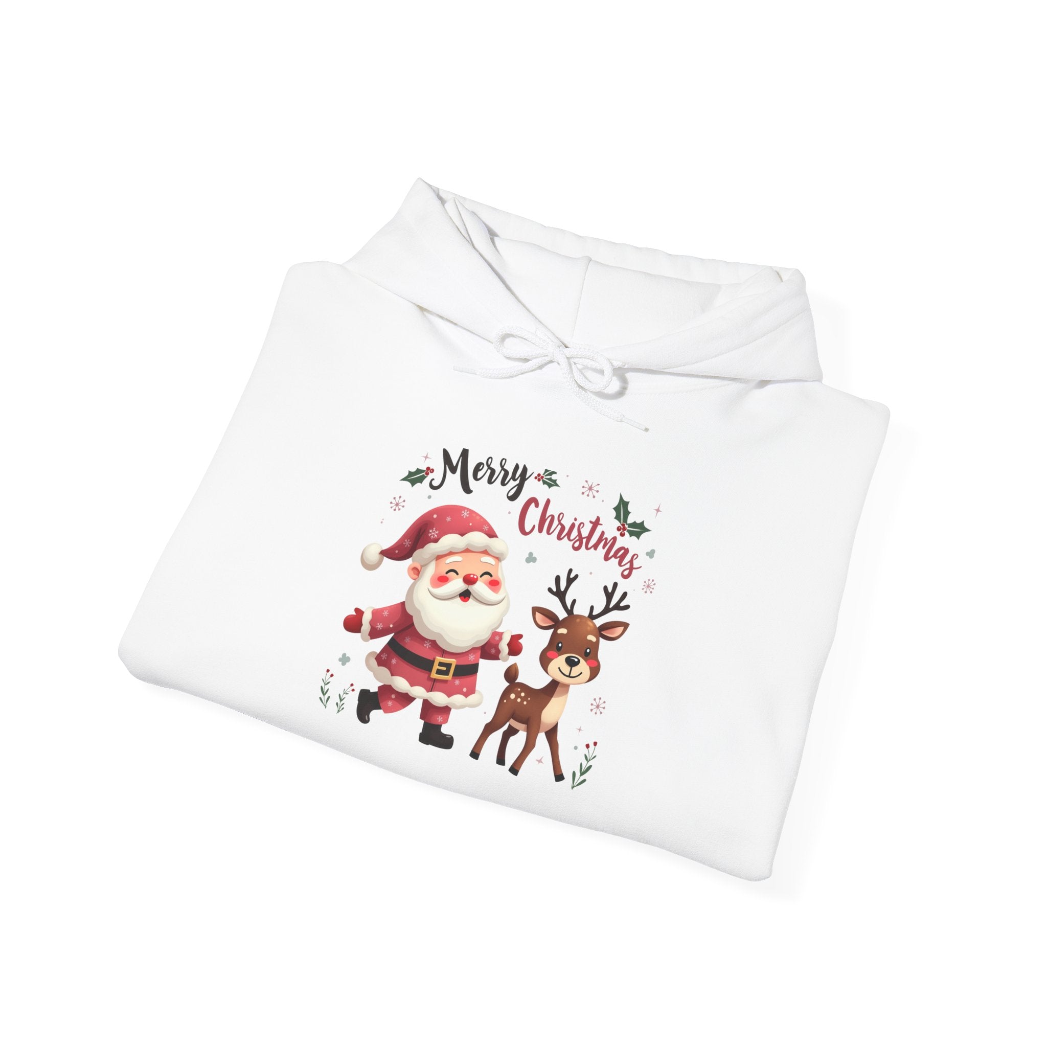 Santa & Reindeer Christmas Hoodie