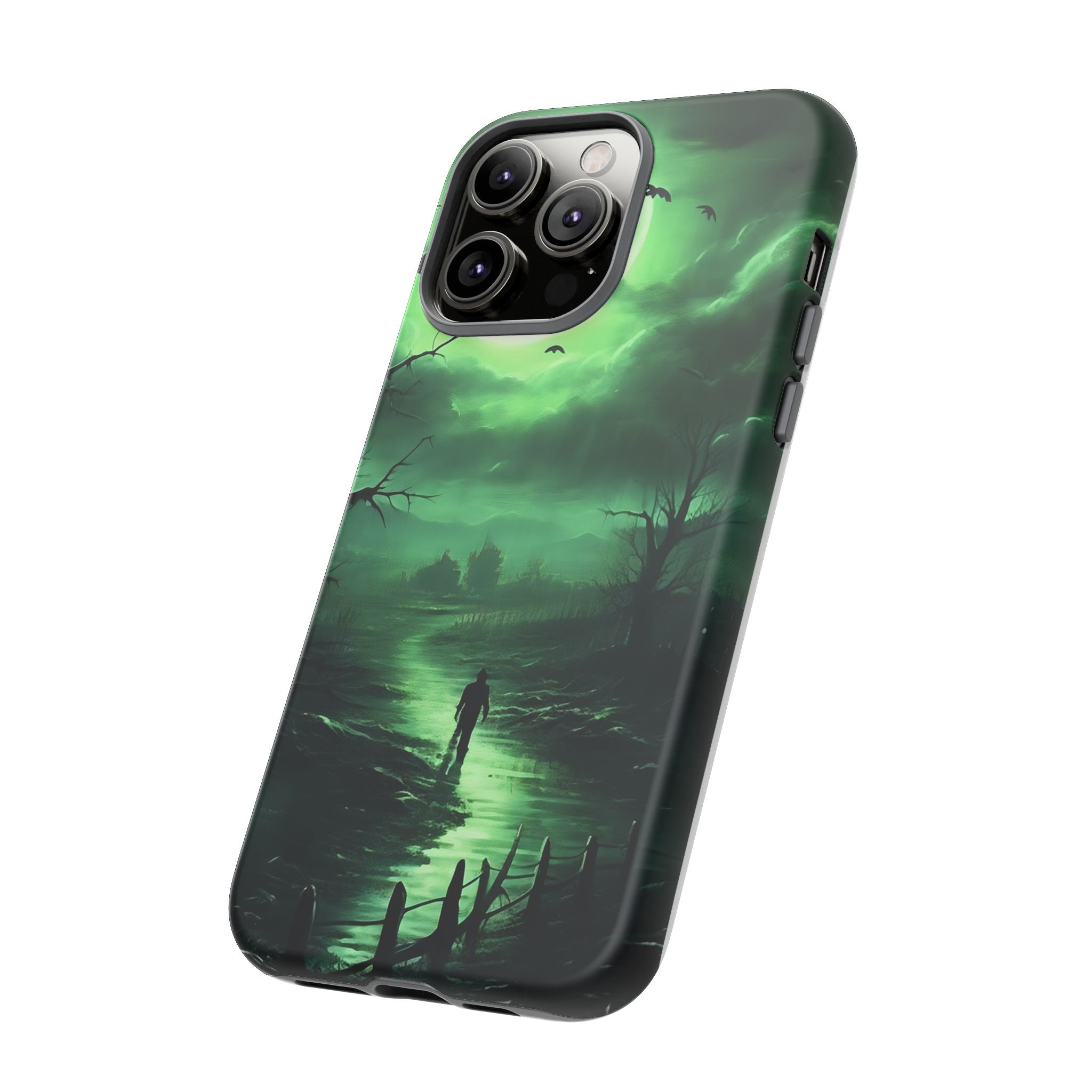 Swamp Moon Gothic iPhone Case - Hexagon Stone