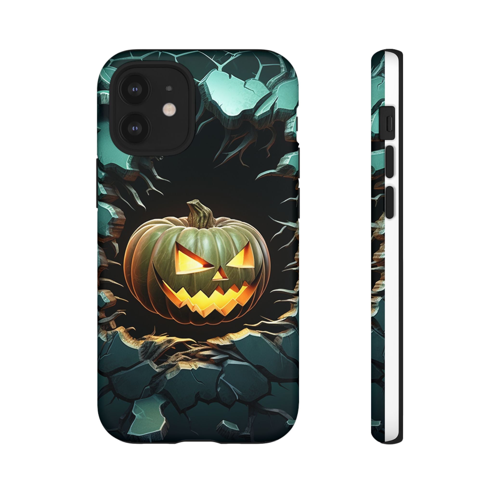 Spooky Jack-o'-Lantern Hexagon iPhone Case