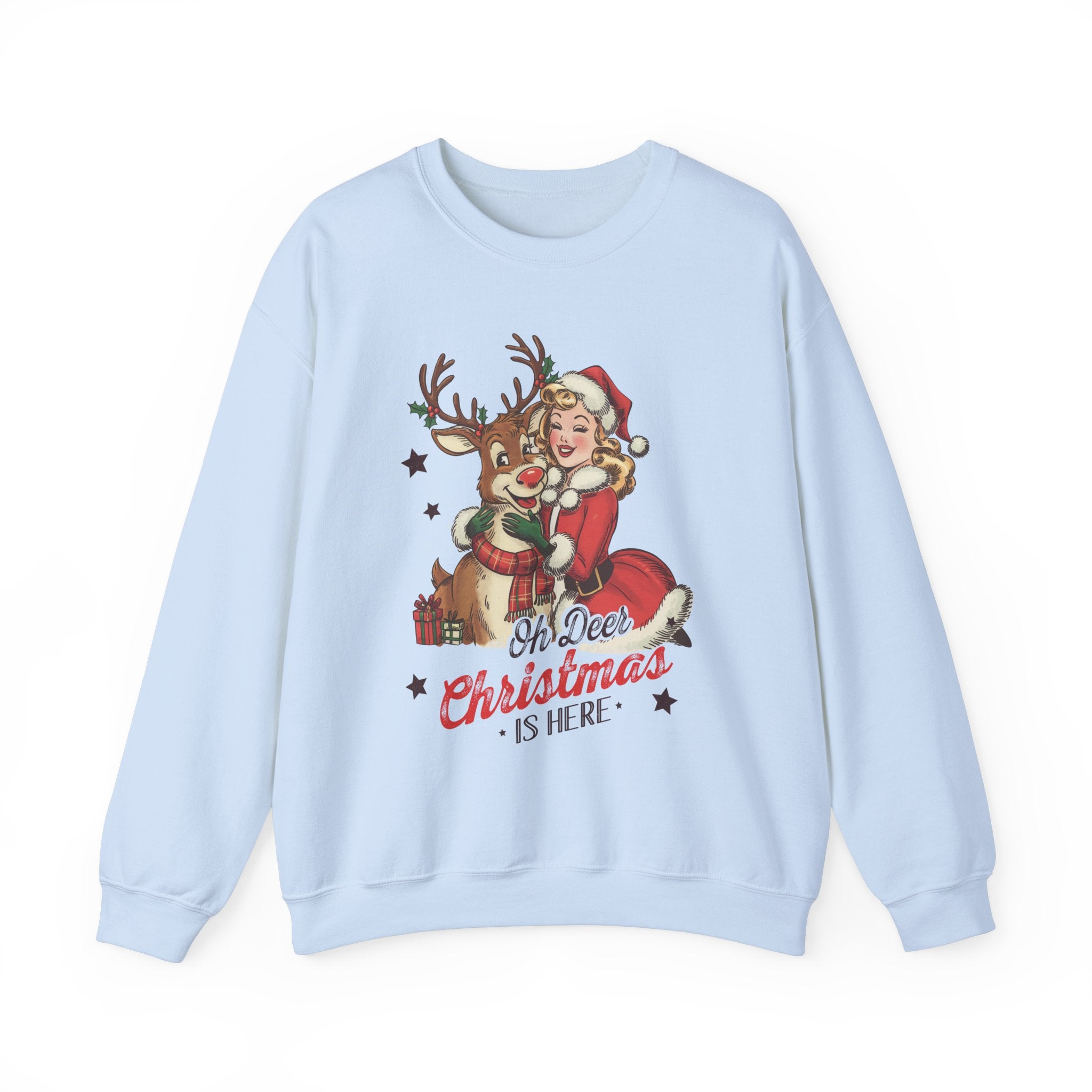 Oh Deer! Christmas Sweatshirt - Reindeer Hug