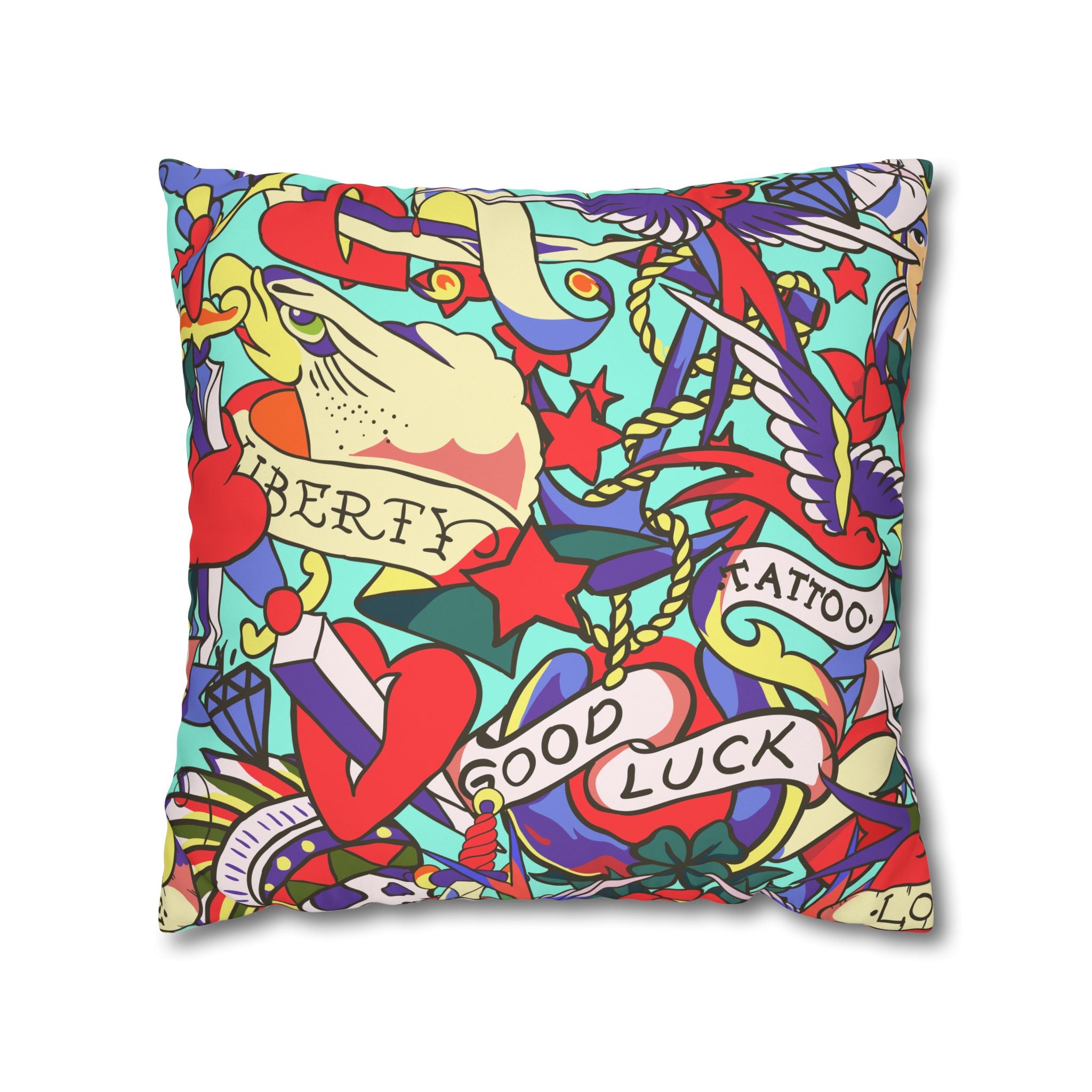 Vintage Tattoo Flash Pillowcase