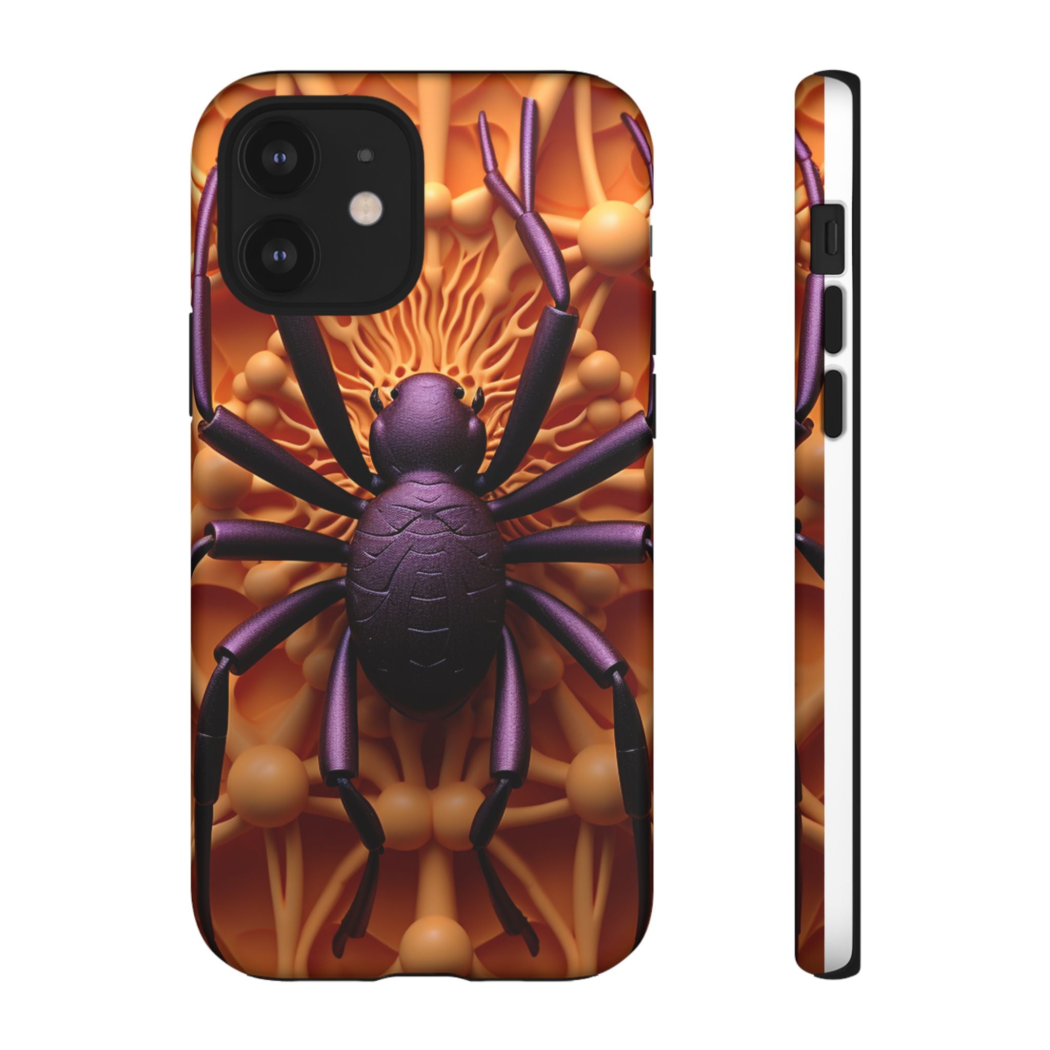 Metallic Spider Hexagon iPhone Case