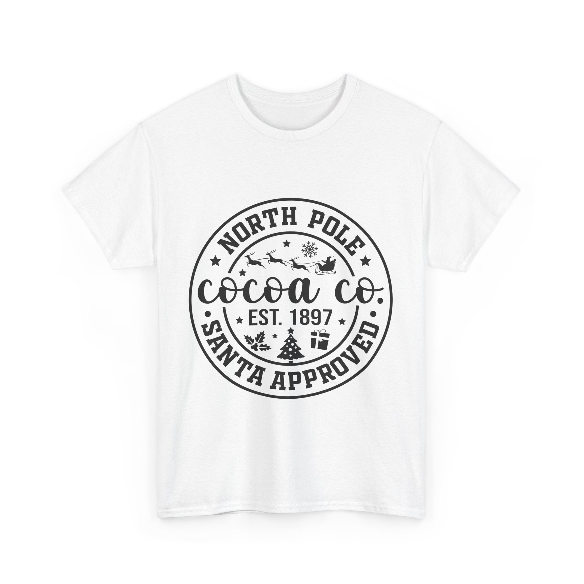 North Pole Cocoa Co. Christmas T-Shirt