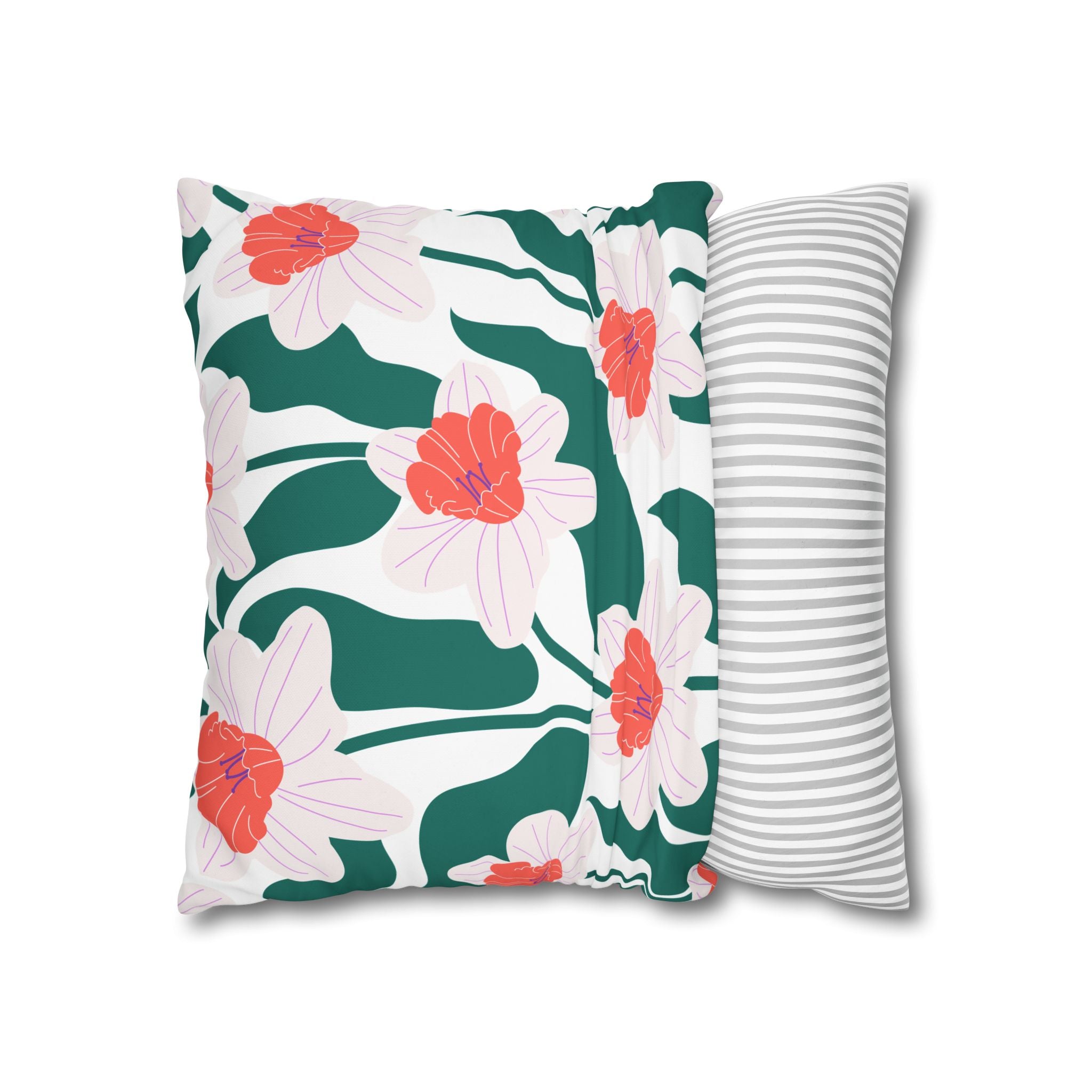 Daffodil Pillowcase - Modern Floral Design