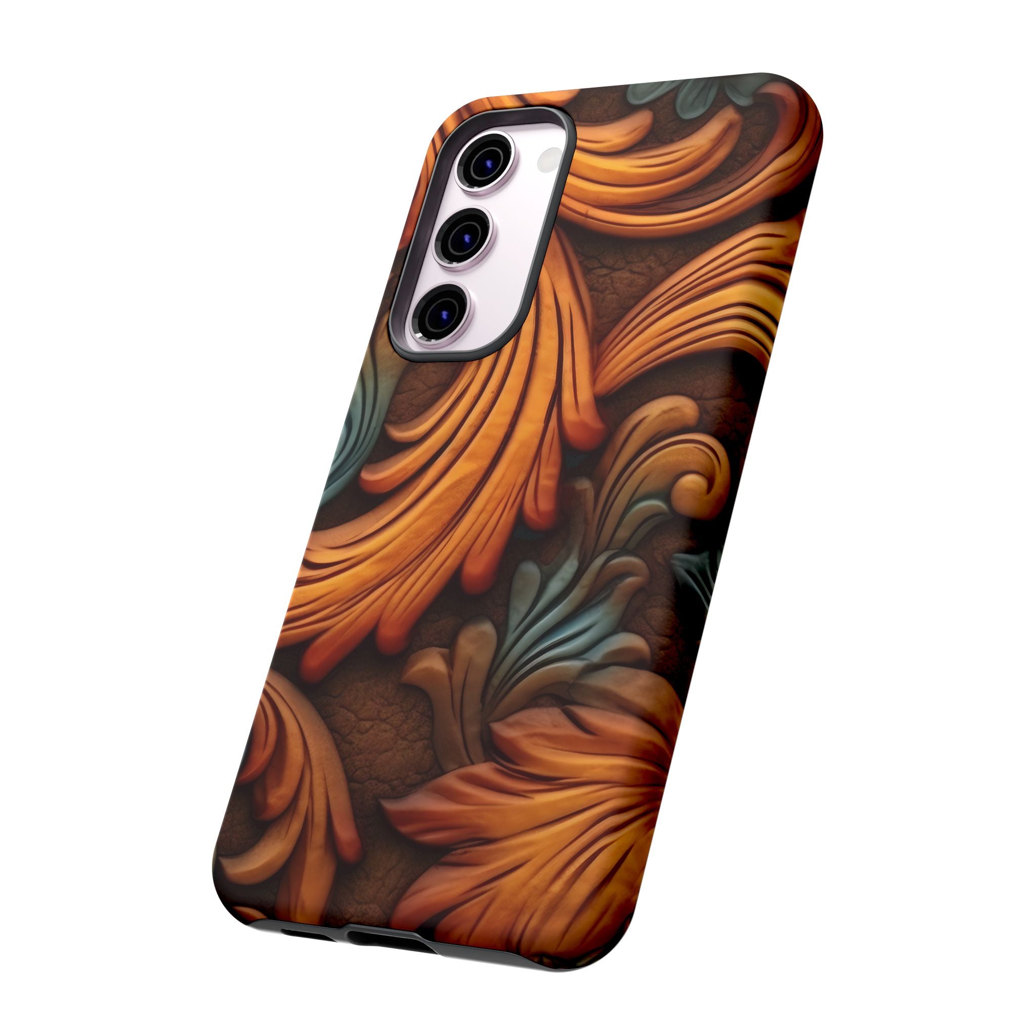 Baroque Copper Samsung Case - Luxury Design