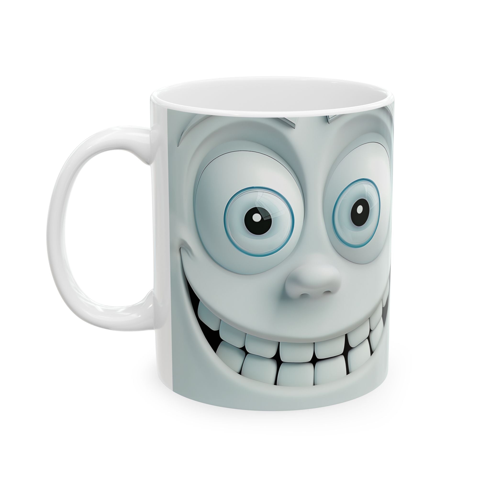 Smiling Face Mugs - Set of 2