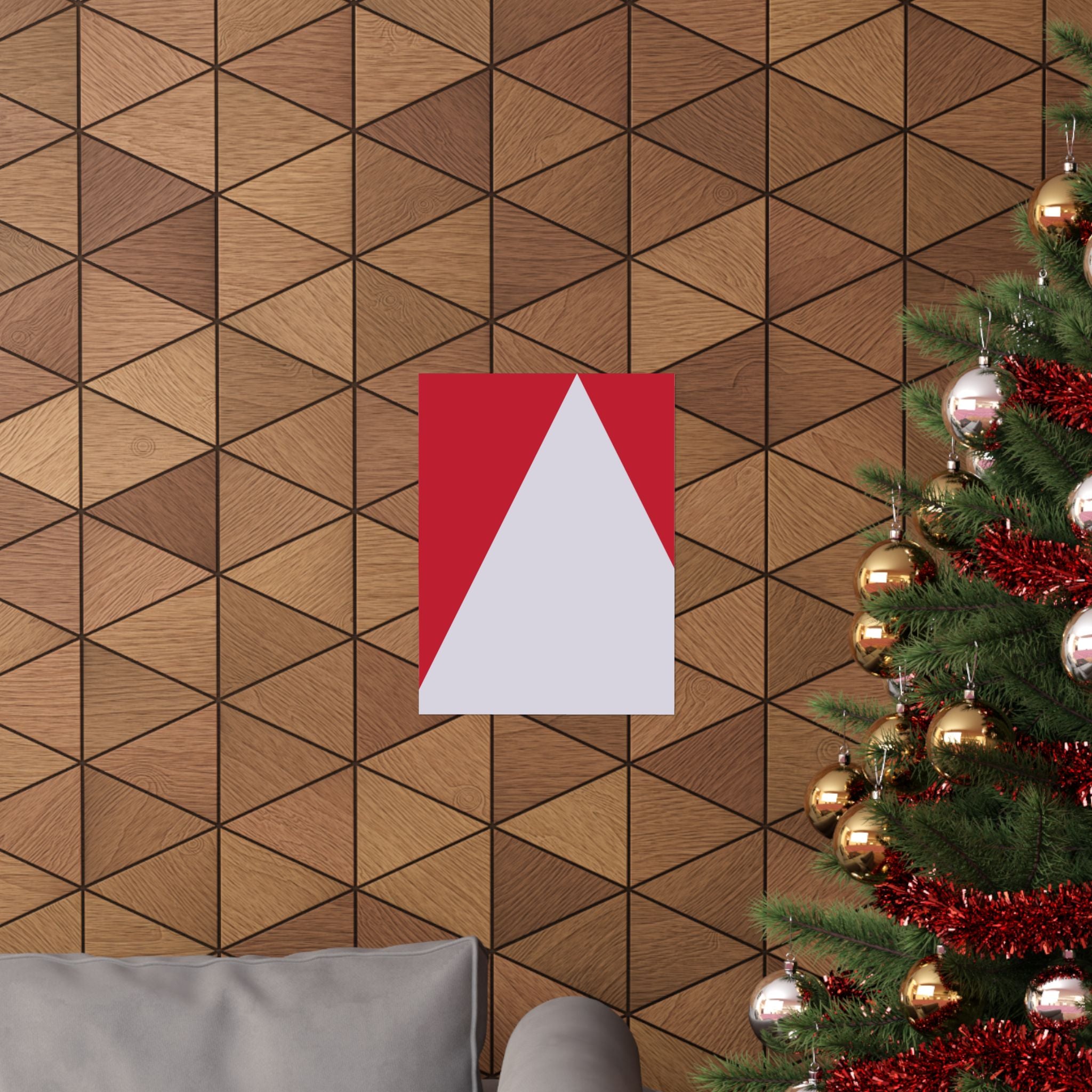 Geometric Triangle Wall Art Poster