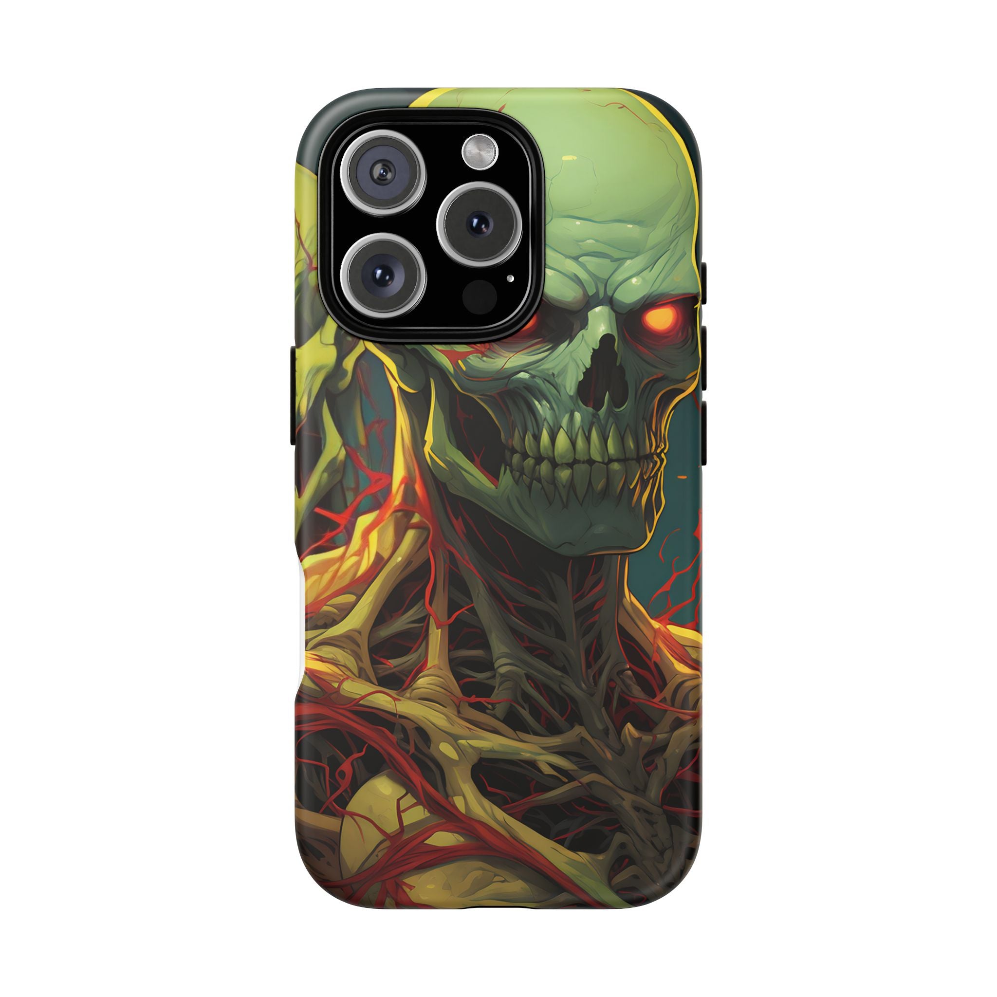 Glowing Skull Hexagon iPhone Case